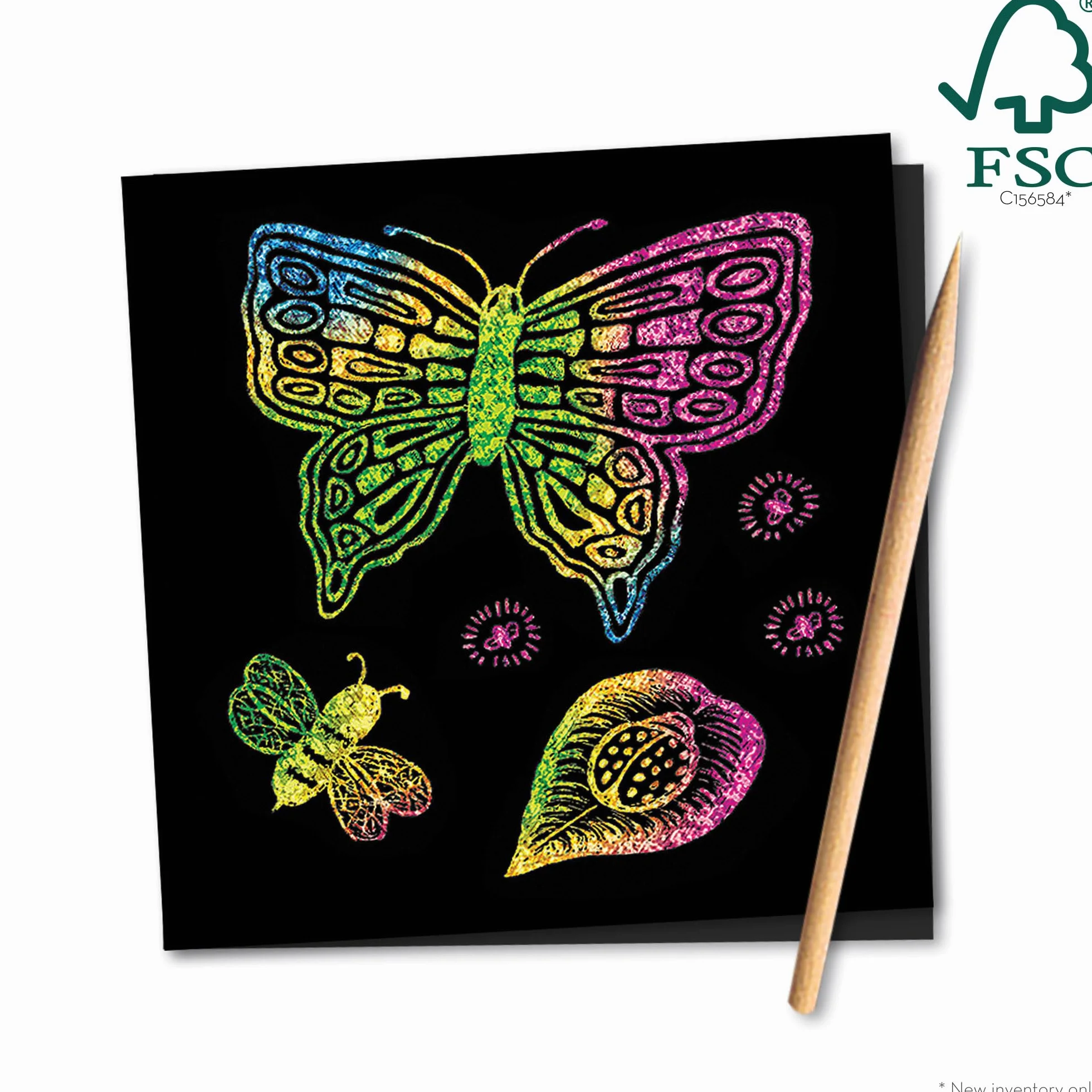 Melissa & Doug Scratch Magic Doodle | Zdrapki | Rękodzieło | Zestawy pieczątek & szablony | Prezent świąteczny | Sztuka do zdrapywania | Sztuka i rzemiosło | 4+ | Prezent dla chłopca lub dziewczyny