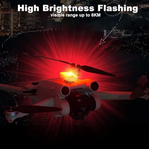 Drone DIY Strobe Light, Ultralight Drone Warning High Brightness Light Upgrade Parts do Akcesoriów MINI 3PRO