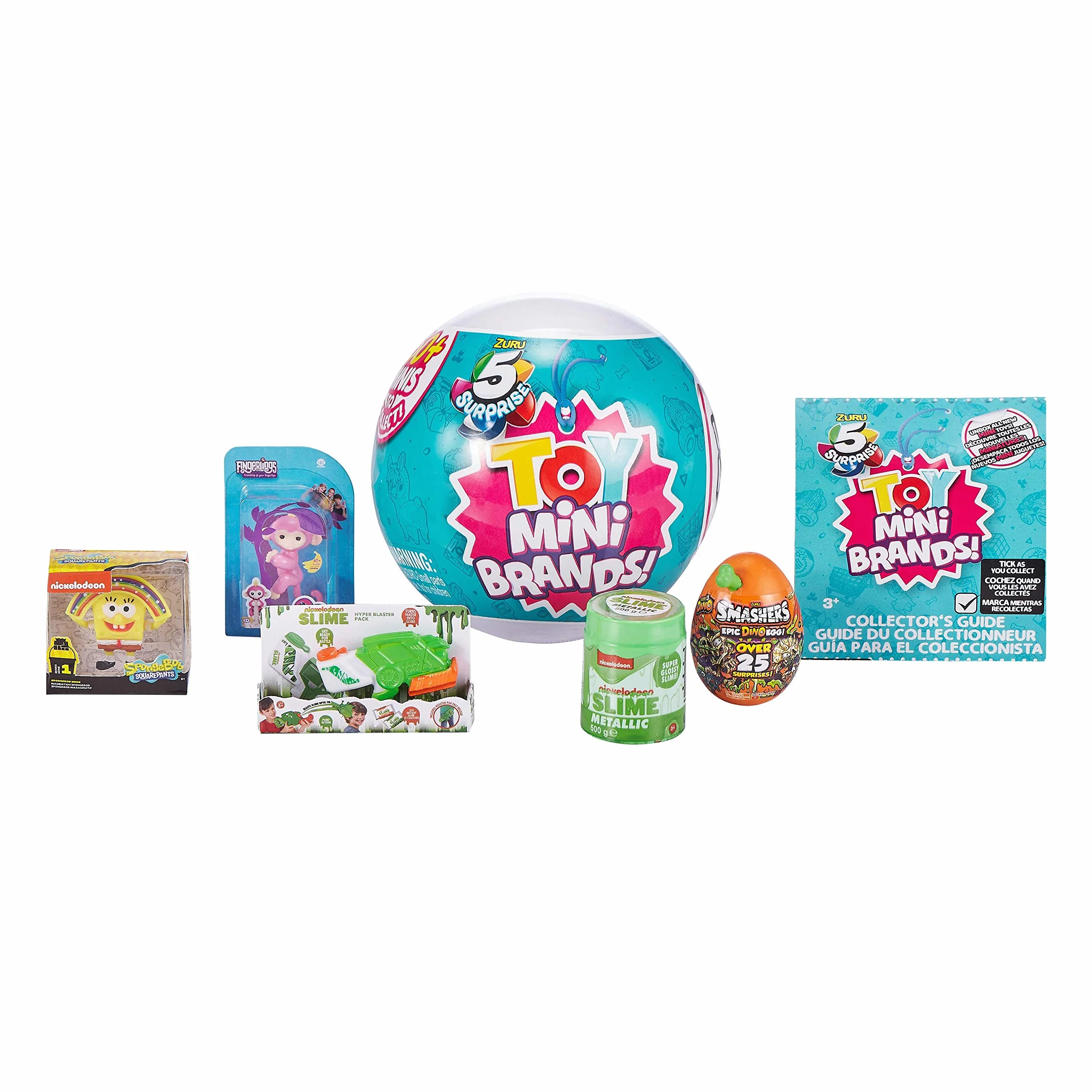 5 Surprise Toy Mini Brands Kapsułki Kolekcjonerskie Do Sklepu z Zabawkami, Wielokolorowy, 5 sztuk, 77126