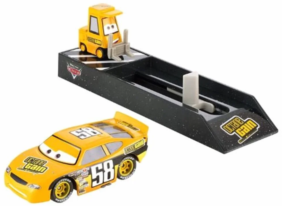Disney Pixar Cars Pit Crew Launchers - Octane Gain No 58 (Bgf08)