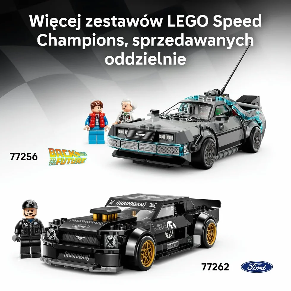 LEGO Speed Champions Szybcy i wściekli Toyota Supra MK4, zabawka konstrukcyjna dla chłopca lub dziewczynki, zestaw z zabawkowym samochodem sportowym, pomysł na prezent dla 10-latka 77260