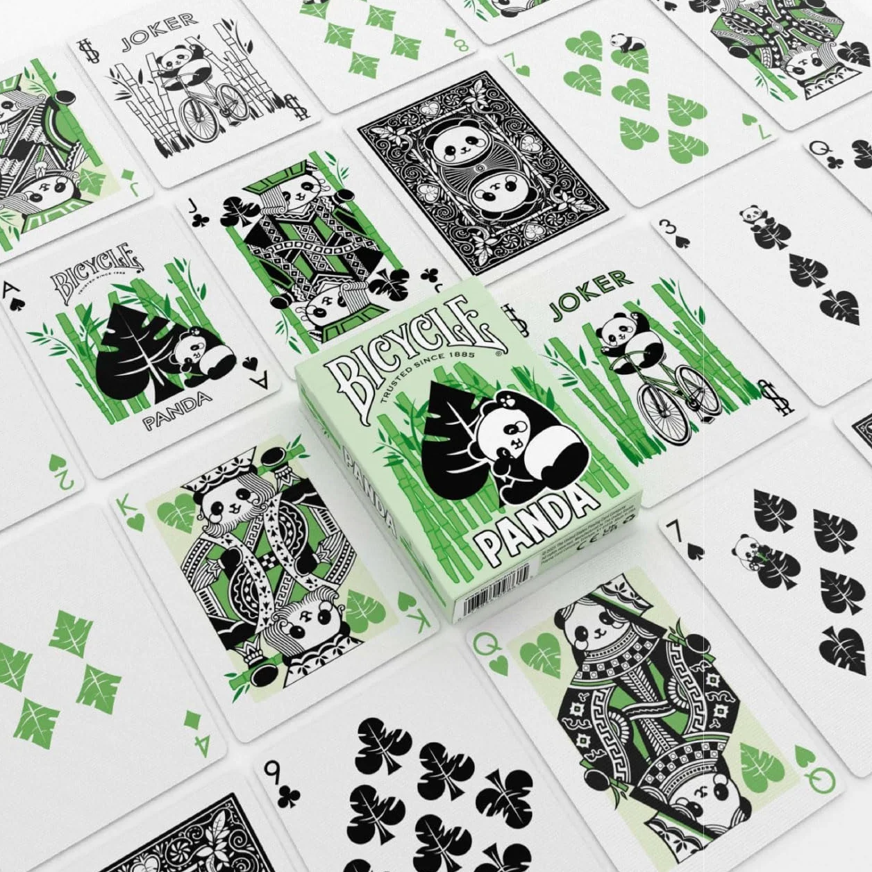 Bicycle Panda (Designer Spielkarten, Poker, Skat...)