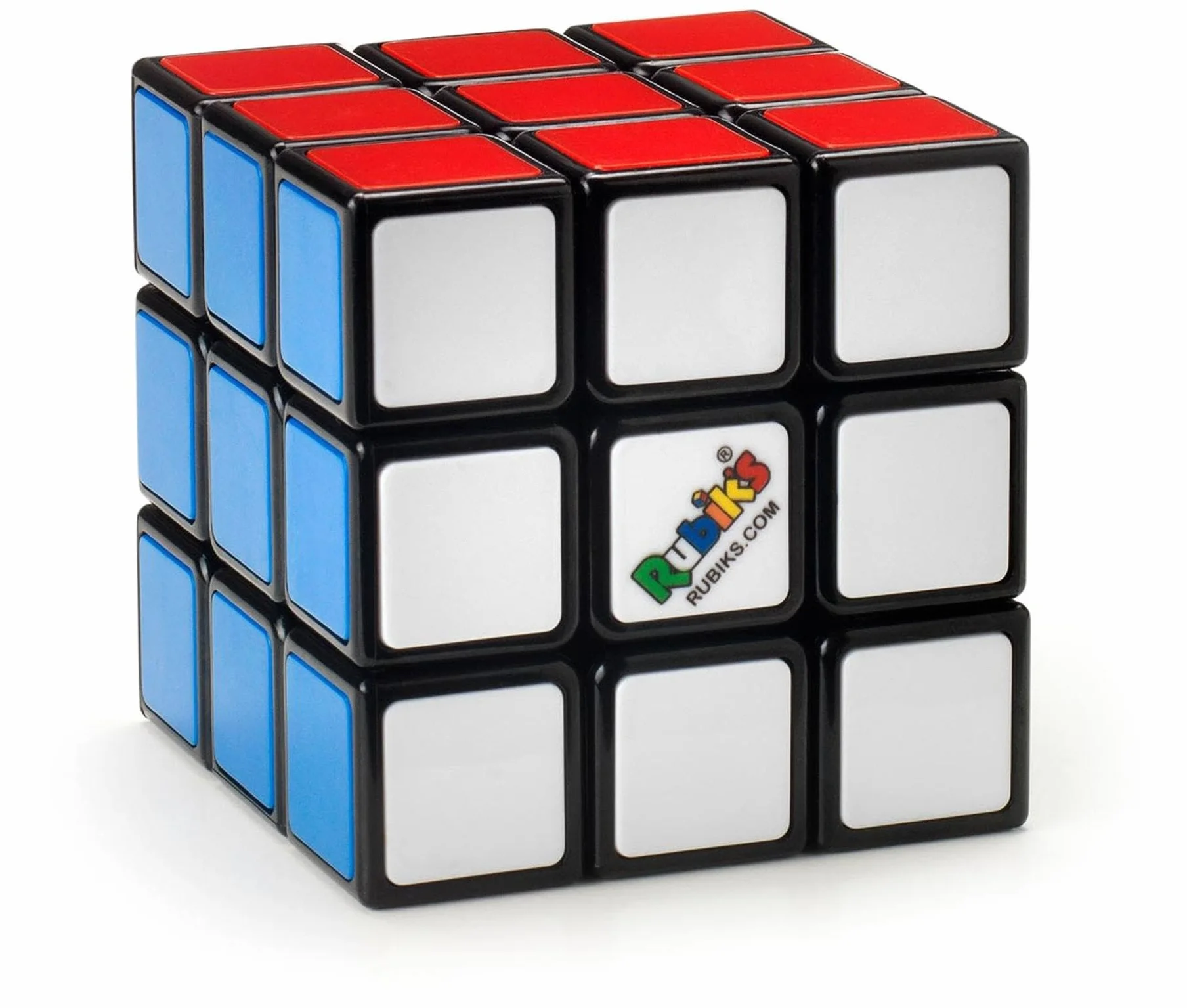 RUBIK'S CUBE 3X3 - Kolorowa gra puzzli Rubik's 3X3 - Puzzle 3x3 Oryginalne dopasowanie kolorów - Klasyczny Cube Problem z 1 przewodnikiem - 6063968 - Zabawka dla dzieci 8 lat i +