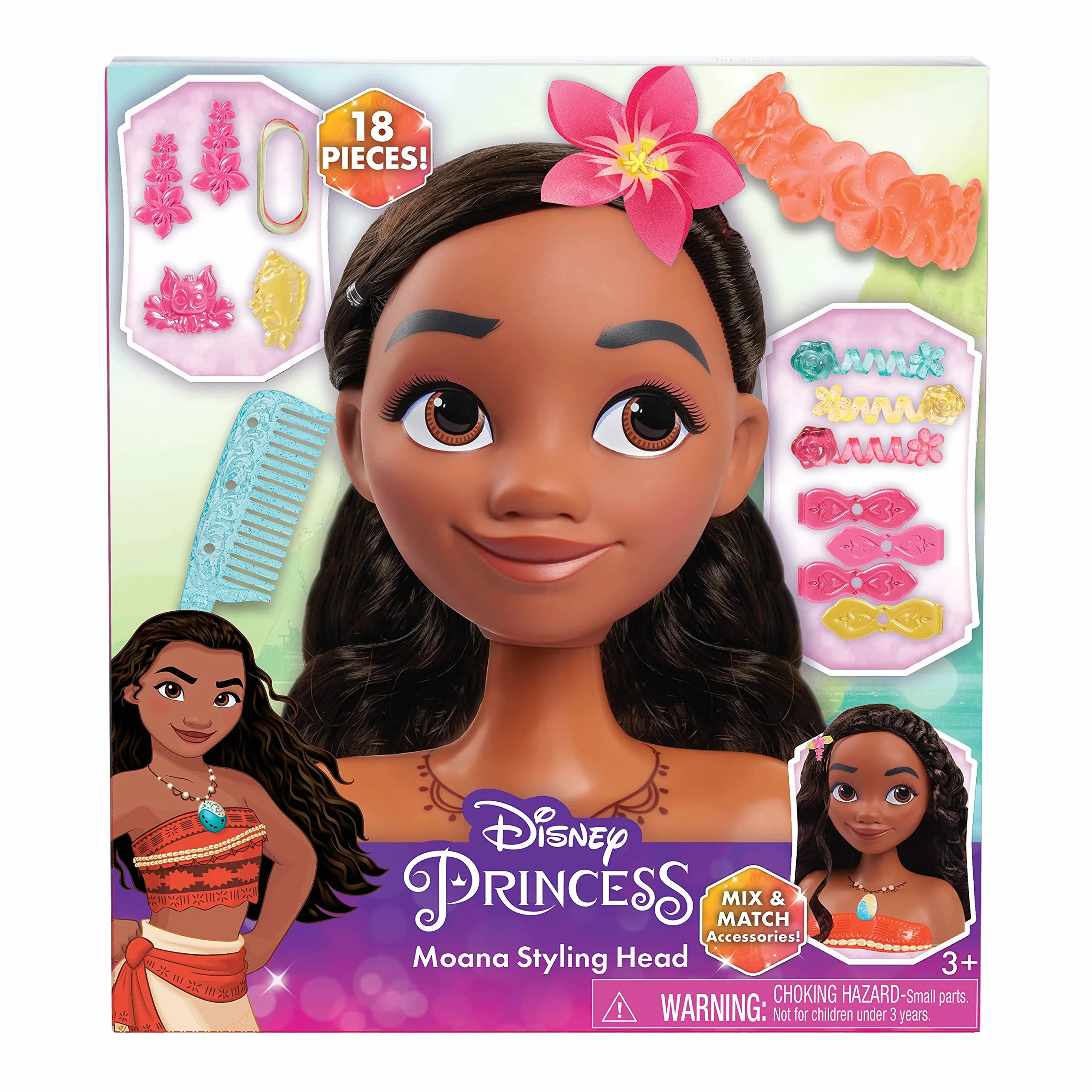 Disney Princess Basic Moana Styling Head