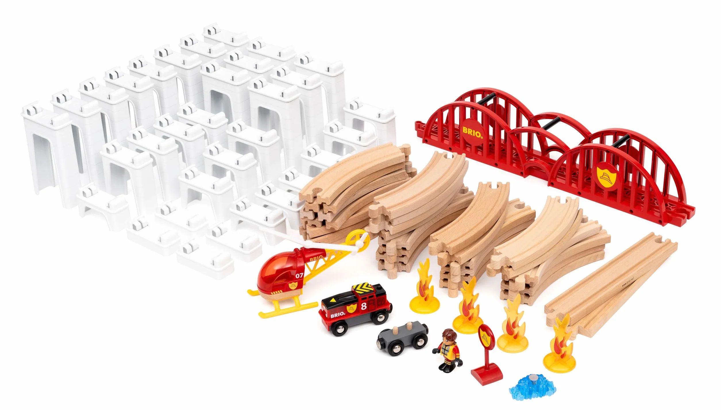 BRIO World - 36114 Großes Spiralenset| Spielzeuglok-Set für Kinder ab 3 Jahren
