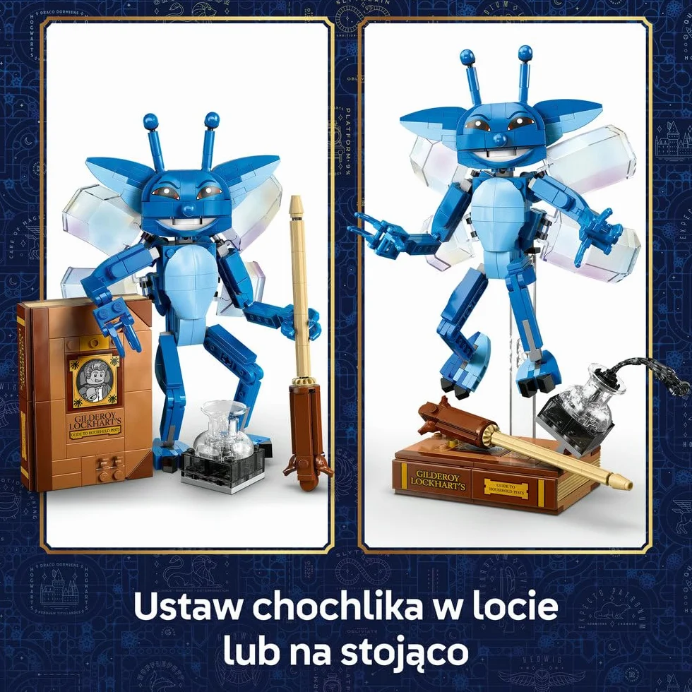 LEGO Harry Potter Chochlik kornwalijski, ruchoma figurka do zbudowania, zabawka dla dzieci i pomysł na prezent dla dziewczynek i chłopców wieku od 8 lat, dekoracja do pokoju dziecięcego 76461