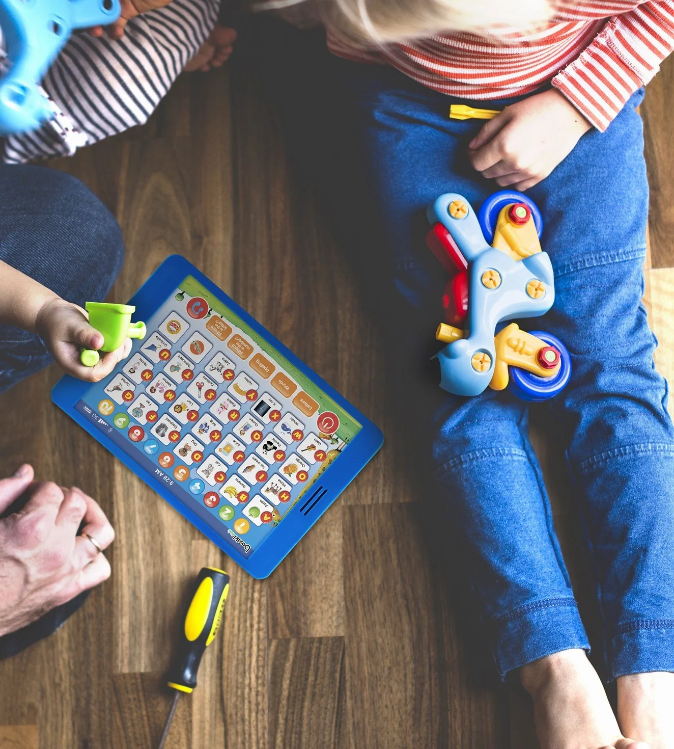 Boxiki Kids Angielski Tablet Edukacyjny z 6 Grami, Zabawka do Nauki Liczb i Wczesnego Rozwoju