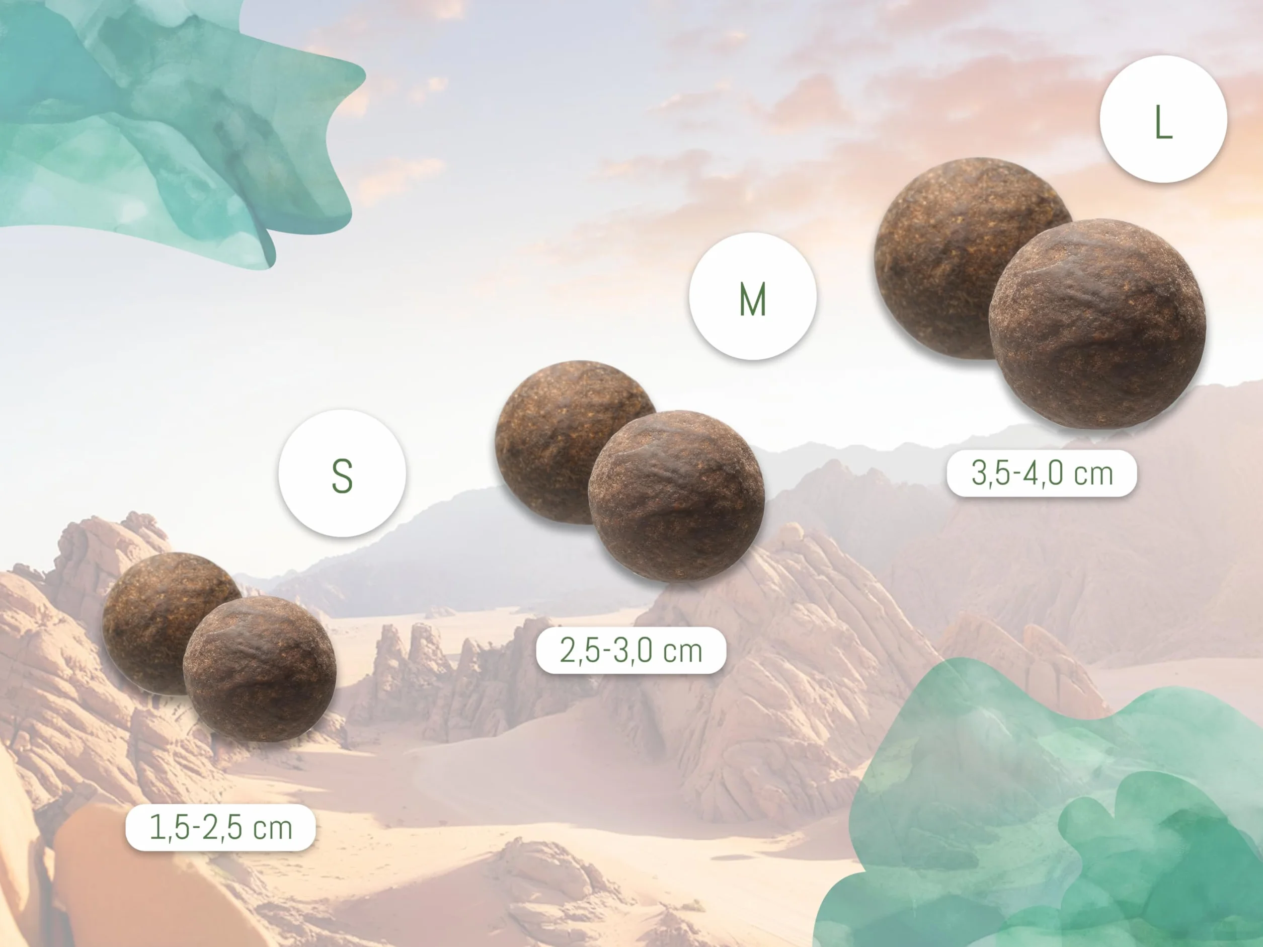 Lebensquelle Plus Moqui Marbles z USA, oryginalne Marbles Moqui Marbles z certyfikatem autentyczności, jakość premium (L (3,5-4,0 cm)