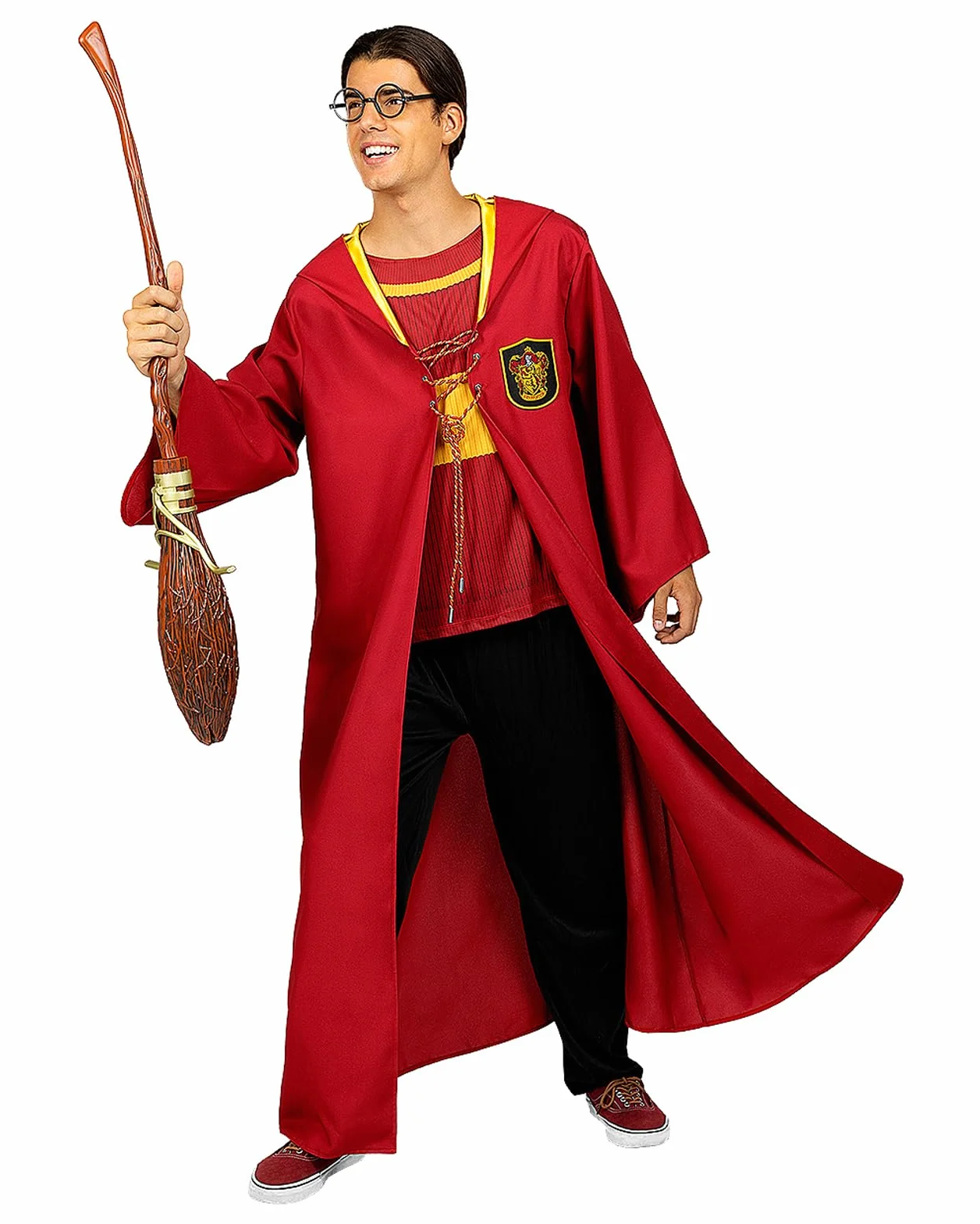 Funidelia Miotła Harry Potter Nimbus 2000 dla dziewczynek i chłopców, filmów i filmów, magików, Harry'ego Pottera, Hogwartu, akcesoria dla dzieci, akcesoria do przebrania - brązowa