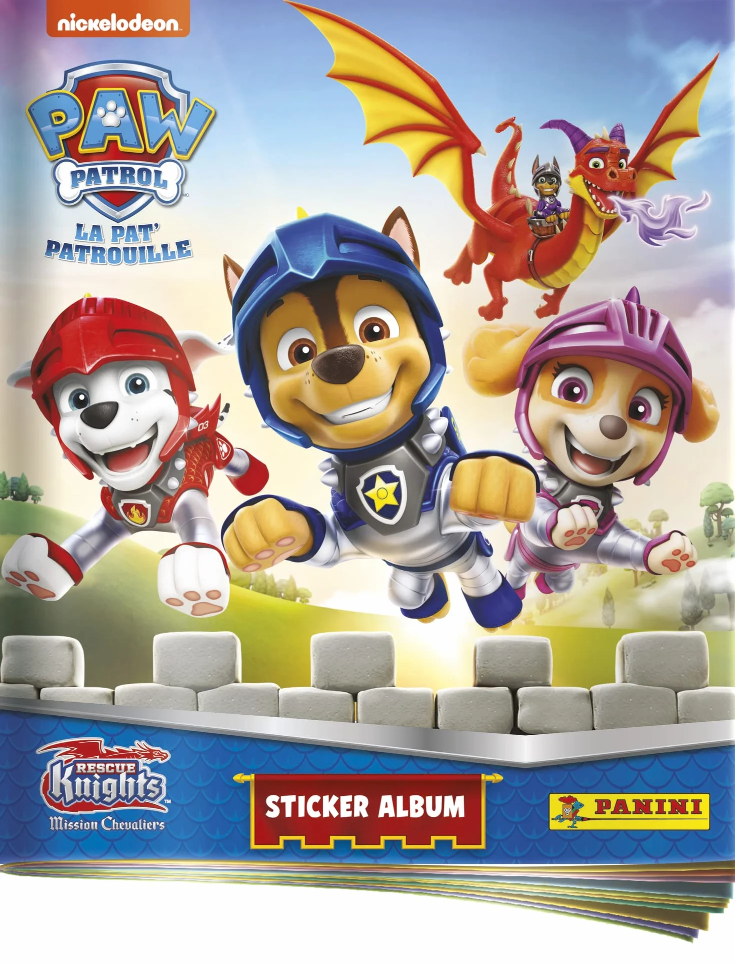 Panini 004386AF Psi Patrol Rescue Knights - Album Rycerzy Misji