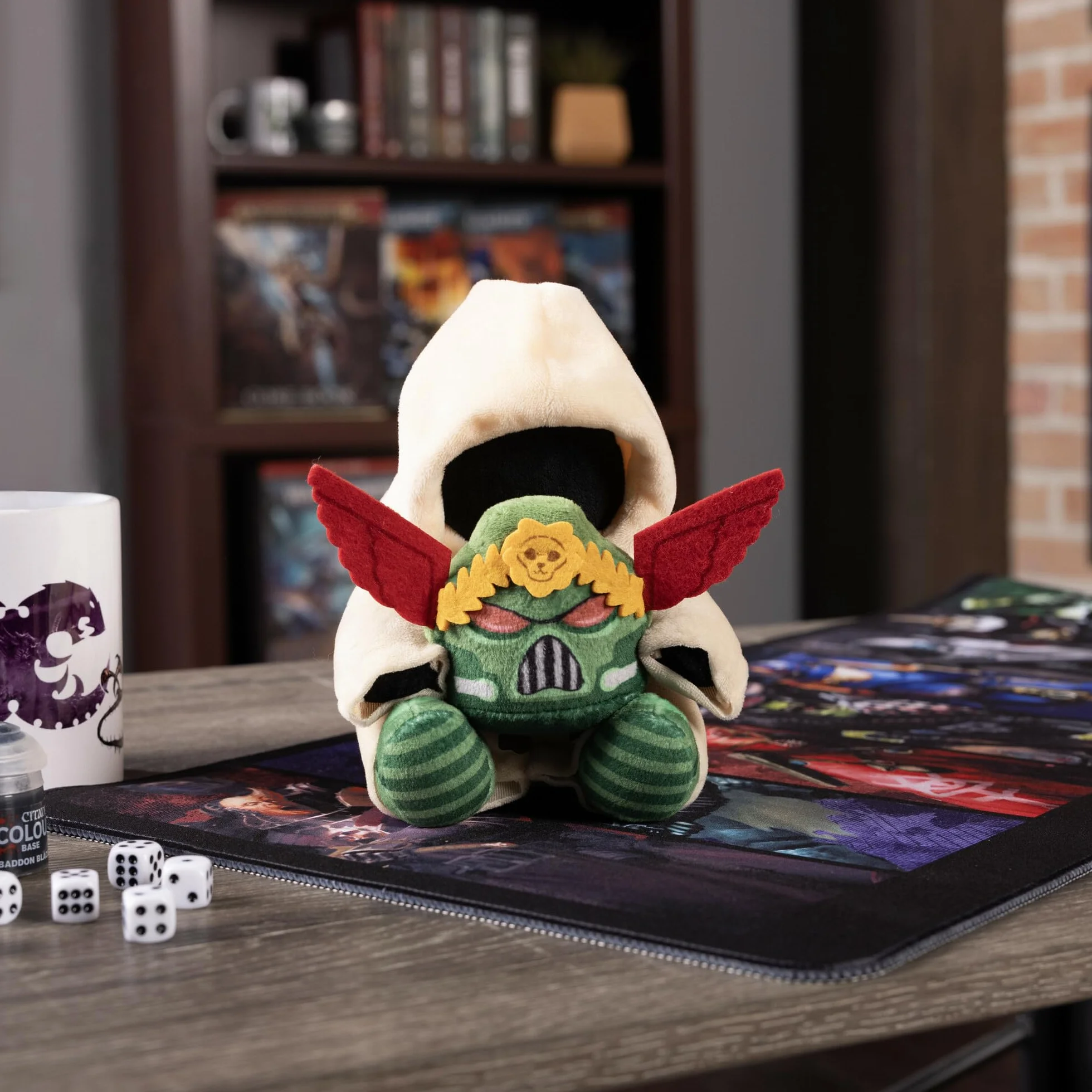 Warhammer 40 000 kolekcjonerskich pluszaków – 'Watcher in The Dark Plushies' oficjalnie licencjonowane urocze pluszaki klasycznych 40 000 miniatur, 16,5 cm