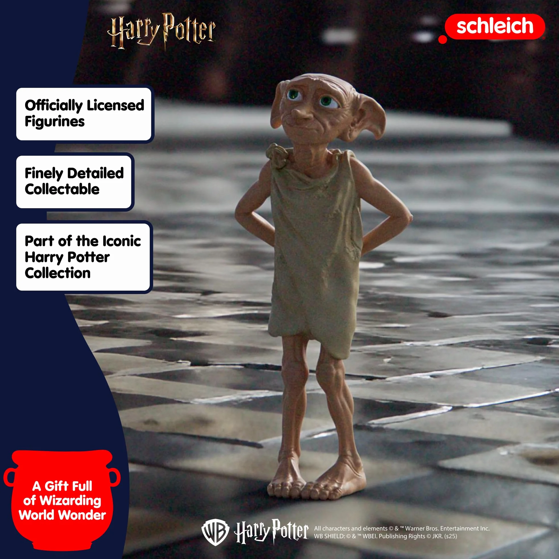 schleich HARRY POTTER | Zgredek 13985 | realistyczna figurka | do zabawy, dekoracji lub kolekcji | świetny prezent dla dzieci i kolekcjonerów | figurka od 6 lat | 3 x 4 x 8 cm