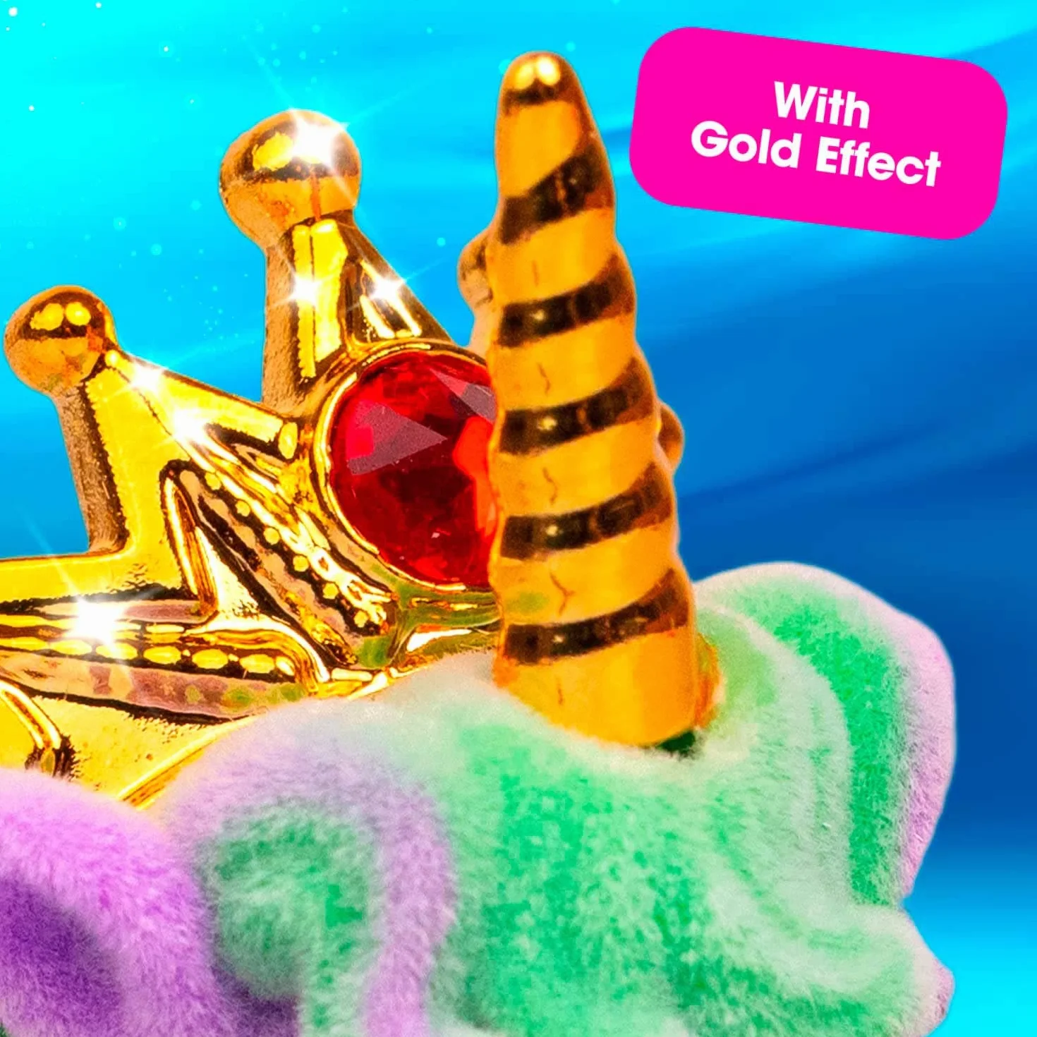 Galupy MERMAID 3-pak – figurki jednorożca syrenka do kolekcjonowania, 3x jednorożec z płetwą i kryształ Swarovski, 18 różnych figurek do zebrania