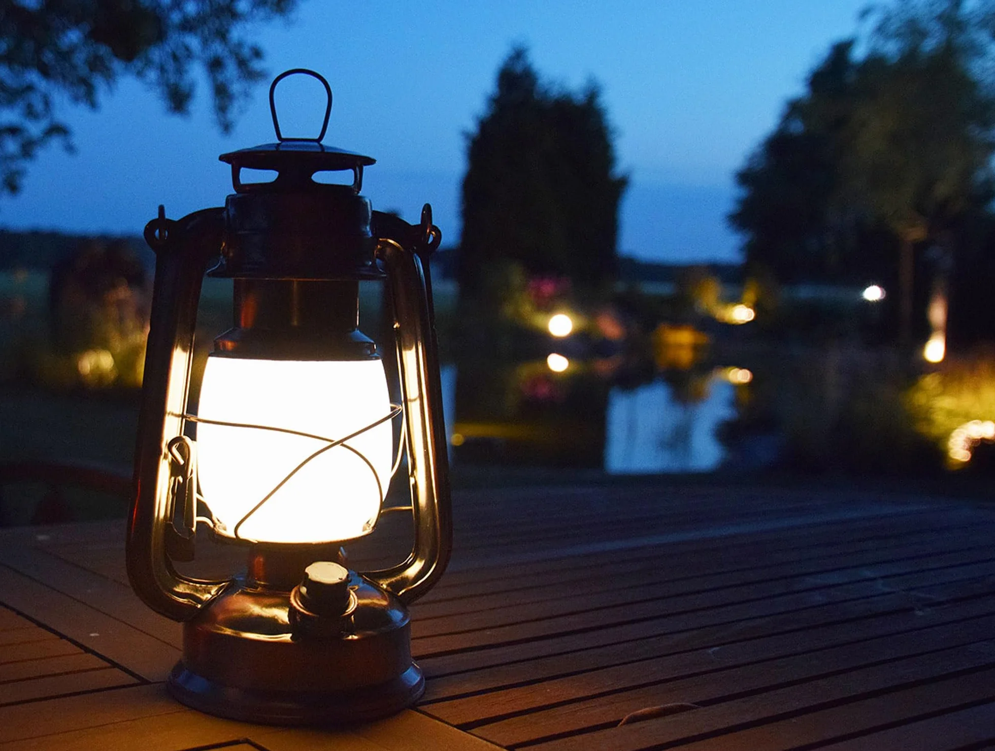 Chilitec Lampion Kempingowy Led, Miedź, Ciepła Biel/Miedziany