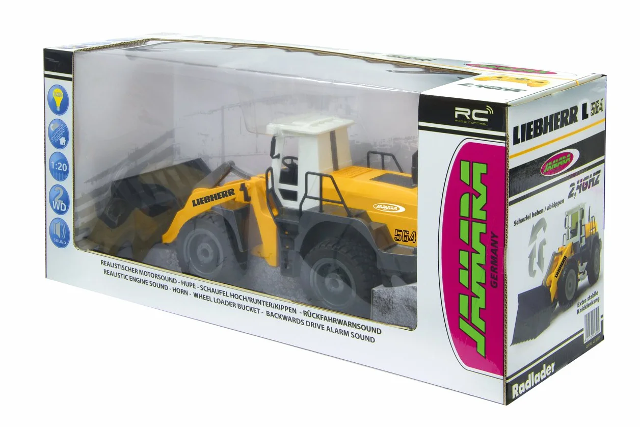 Jamara - Ładowarka Liebherr 564 1:20 2,4 GHz (405007)
