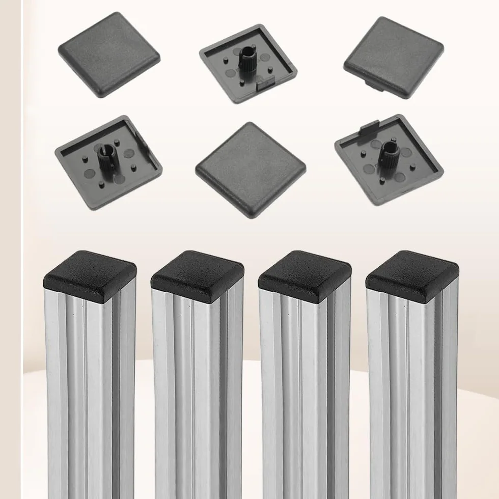 40 sztuk zaślepek profilu aluminiowego 30 x 30, zaślepki z profilu aluminiowego, etui ochronne z tworzywa sztucznego do profili aluminiowych 3030, norma europejska, przemysłowe profile aluminiowe,