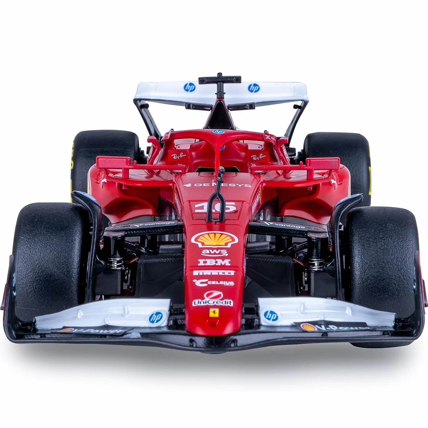 JAMARA Ferrari SF-25 1:18 czerwony 2,4 GHz zdalnie sterowany samochód RC