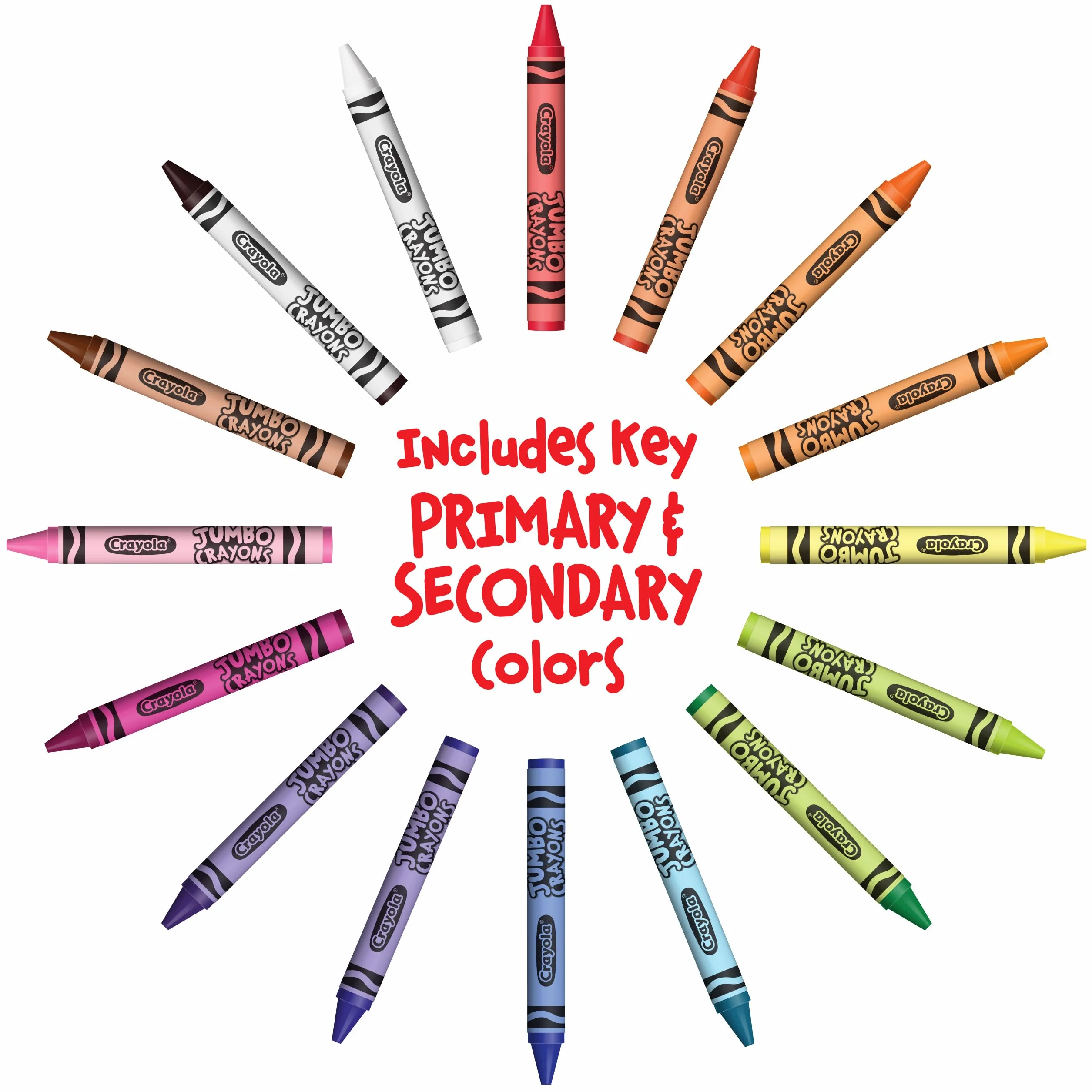 Crayola 28 kredek świecowych duży format w zamykanym słoiku różne kolory