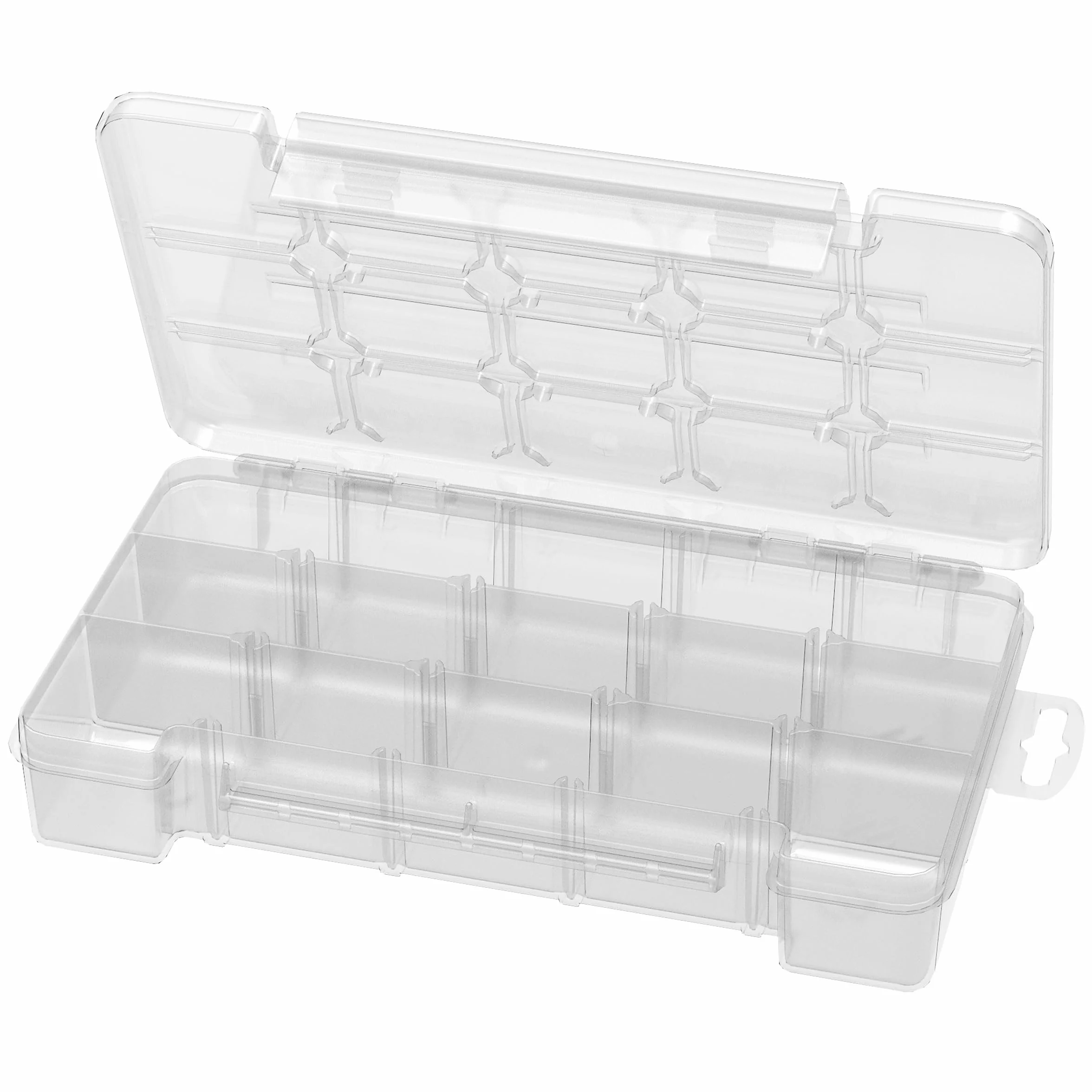 Akro-Mils 5705 plastikowe części etui do przechowywania sprzętu i rzemiosła, małe, przezroczyste