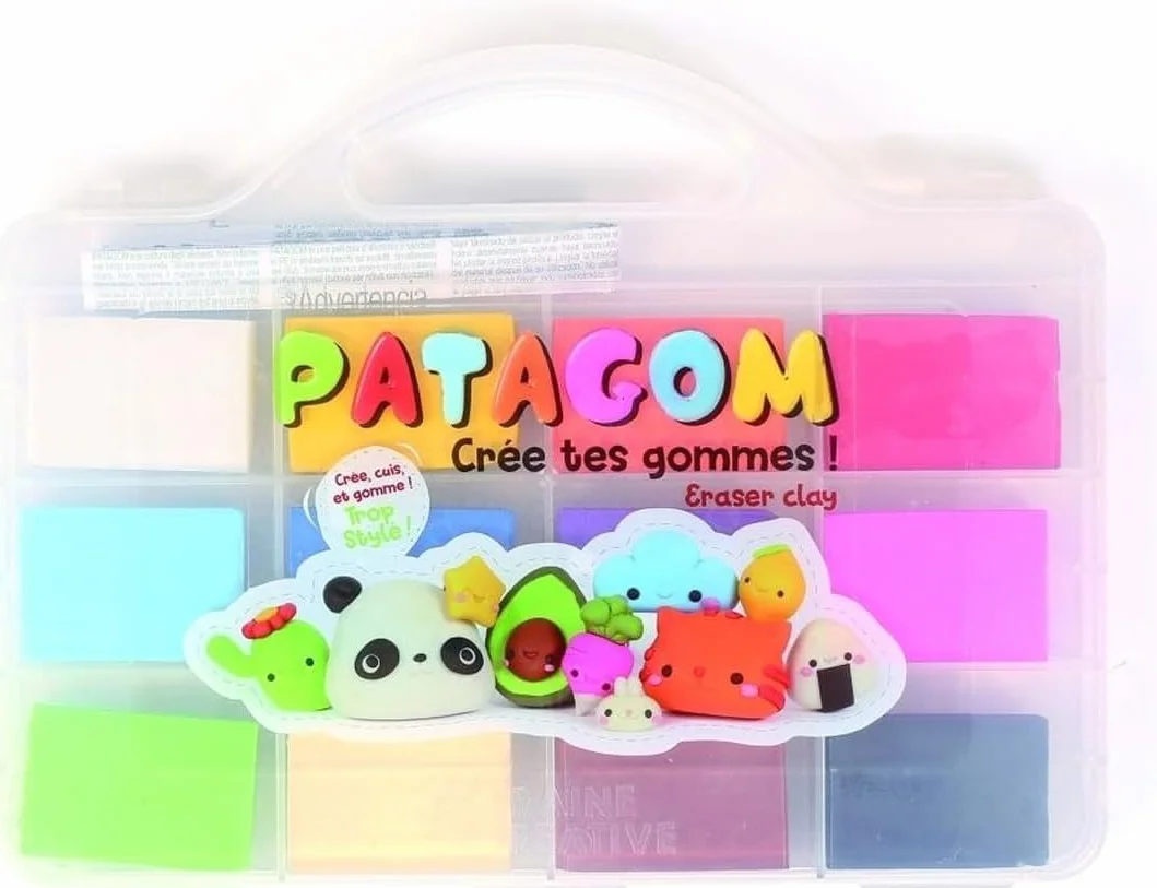 Graine Créative Patagom 12-kolorowe pudełko na gumkę