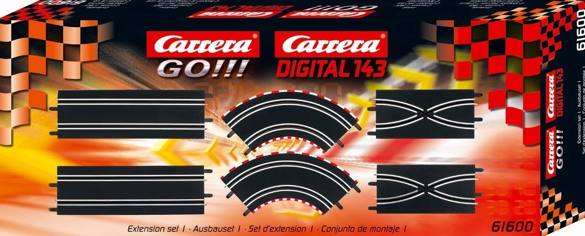 Carrera 20061600 zestaw do rozbudowy GO!!!, GO!!! Plus lub Digital 143 – łatwa wymiana torów, 30,48 x 12,7 x 12,7 cm