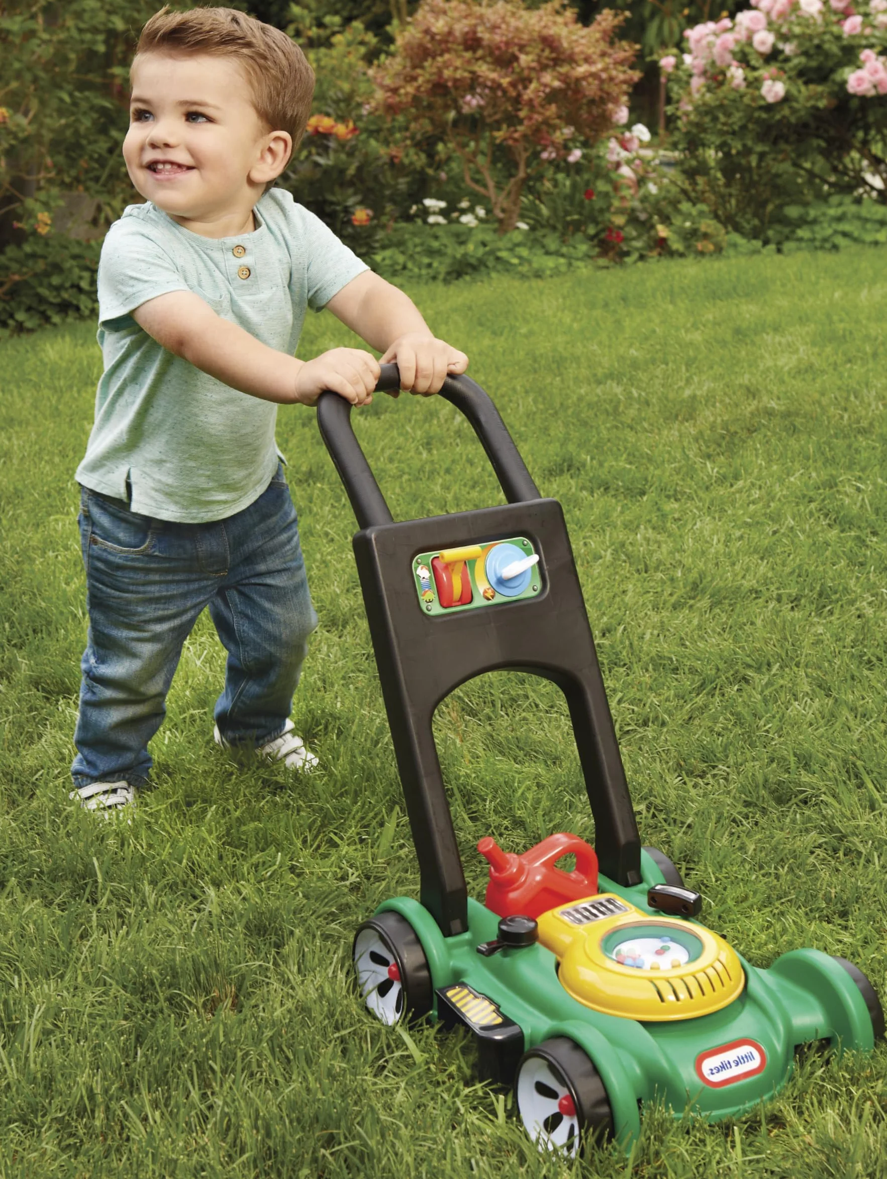 Little Tikes Gas'n Go Kosiarka Realistyczna Zabawka Ogrodowa z Dźwiękami dla Dzieci od 18 Miesięcy