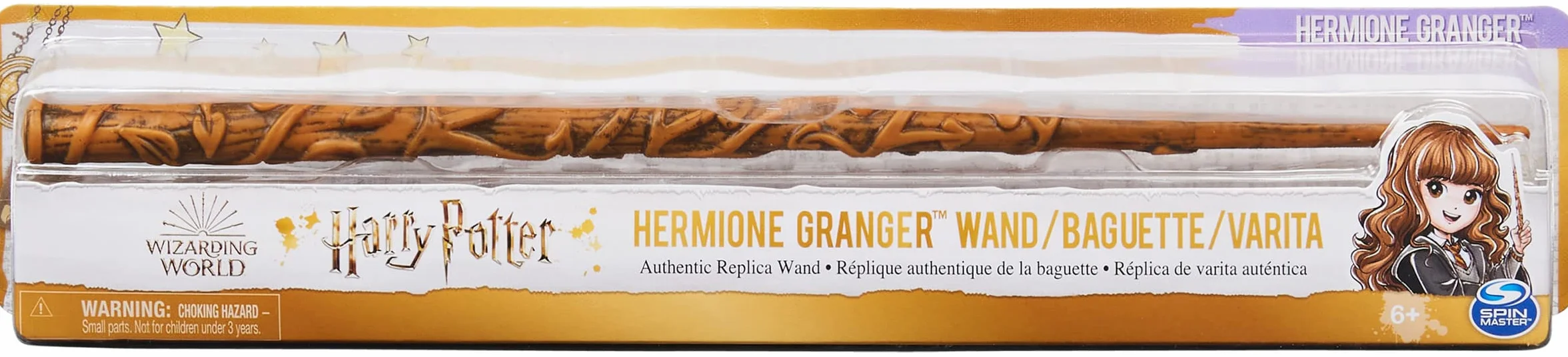 Wizarding World Autentyczna różdżka Hermiona Granger, 30,5 cm, zabawki dla dzieci od 6 lat