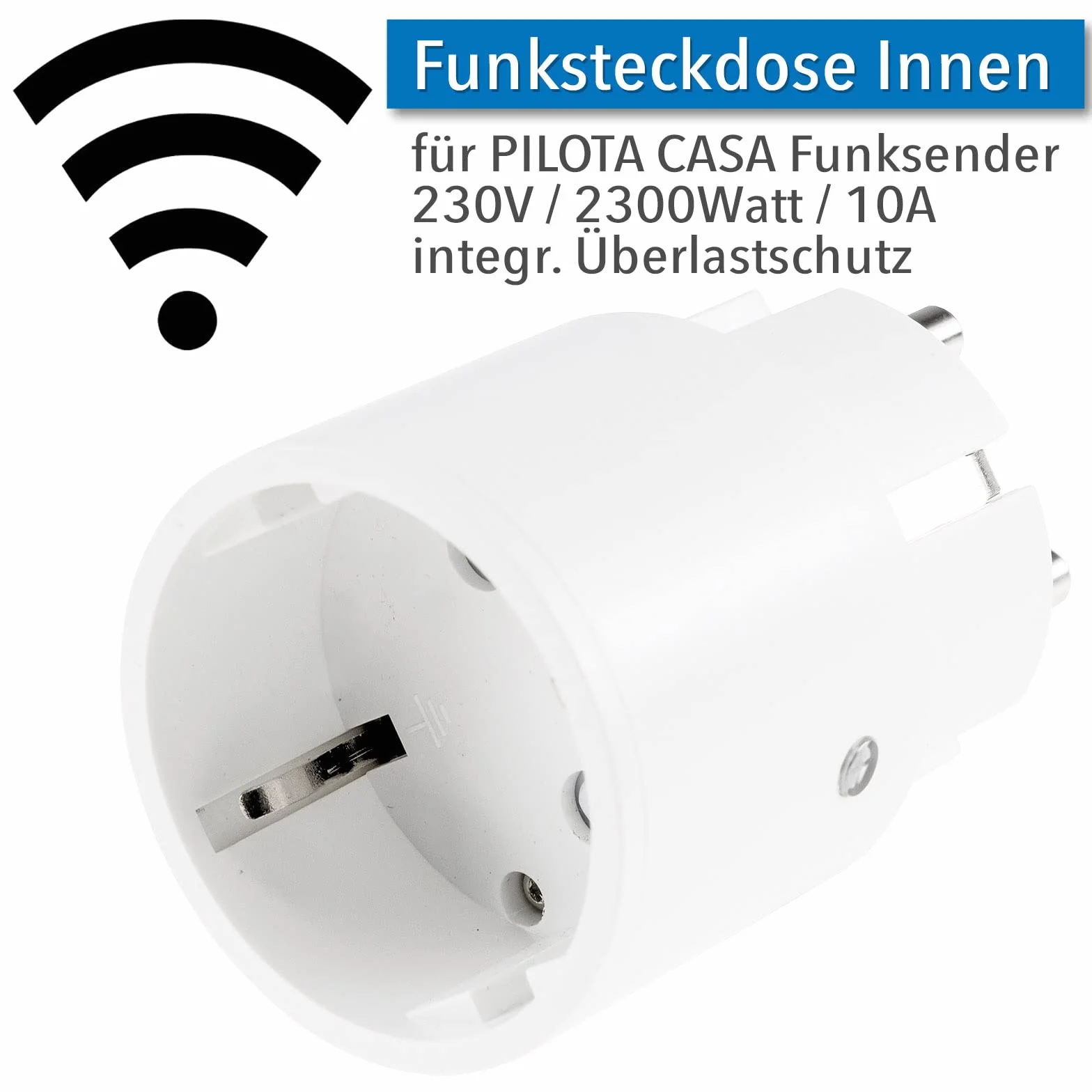 Termostat radiowy zestaw z gniazdkiem elektrycznym, gniazdo radiowe z nadajnikiem temperatury, wyświetlacz, 433,92 MHz, automatyczne sterowanie temperaturą