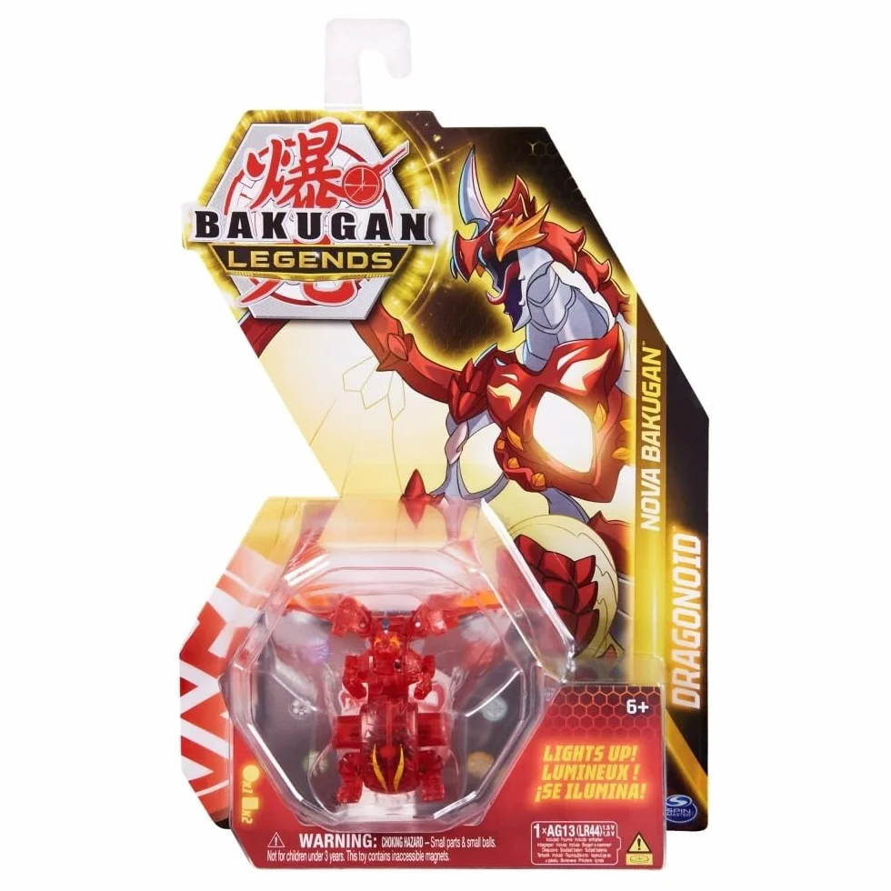 Spin Master Bakugan Legends Nova Bakugan Dragonoid Red