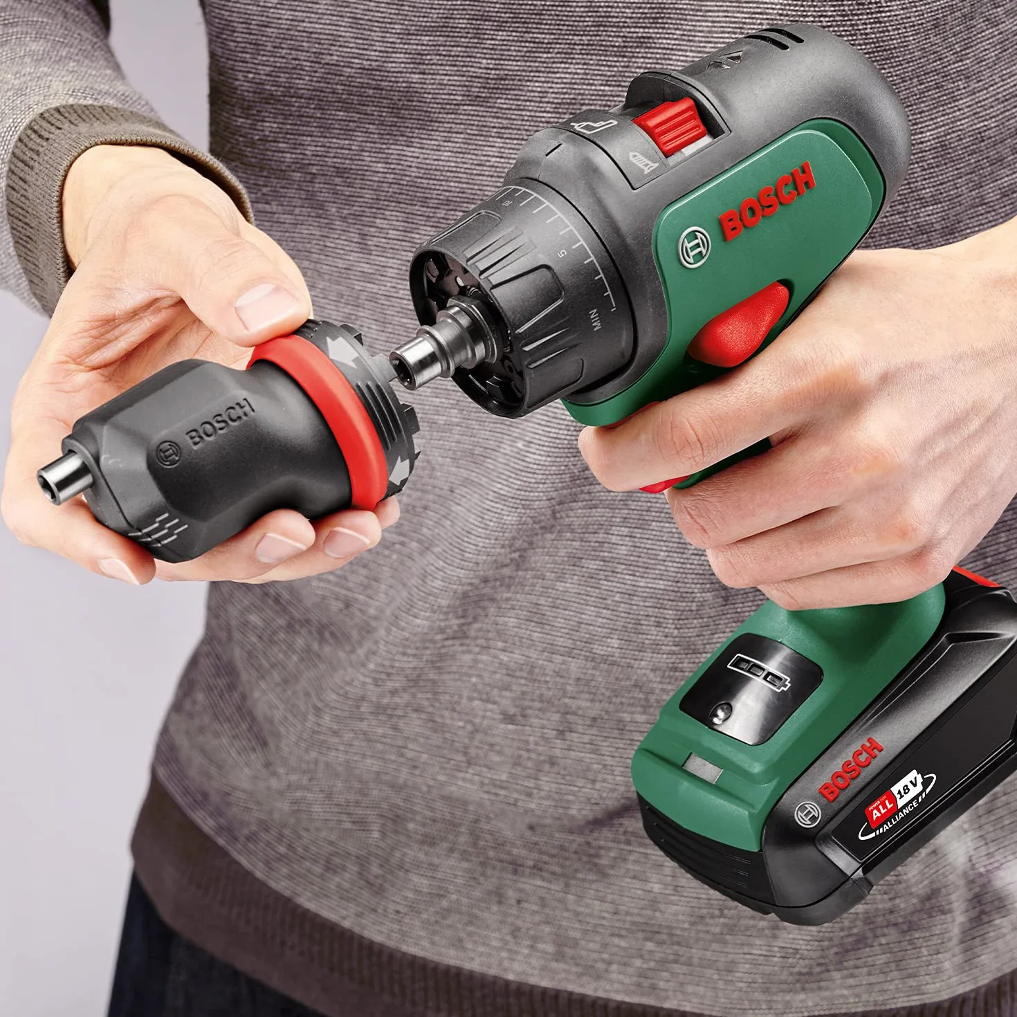 Bosch Home and Garden 1600A01L7S nasadka mimośrodowa (akcesoria do wkrętarki akumulatorowej Bosch AdvancedImpact AdvancedDrill 18, w kartonie)