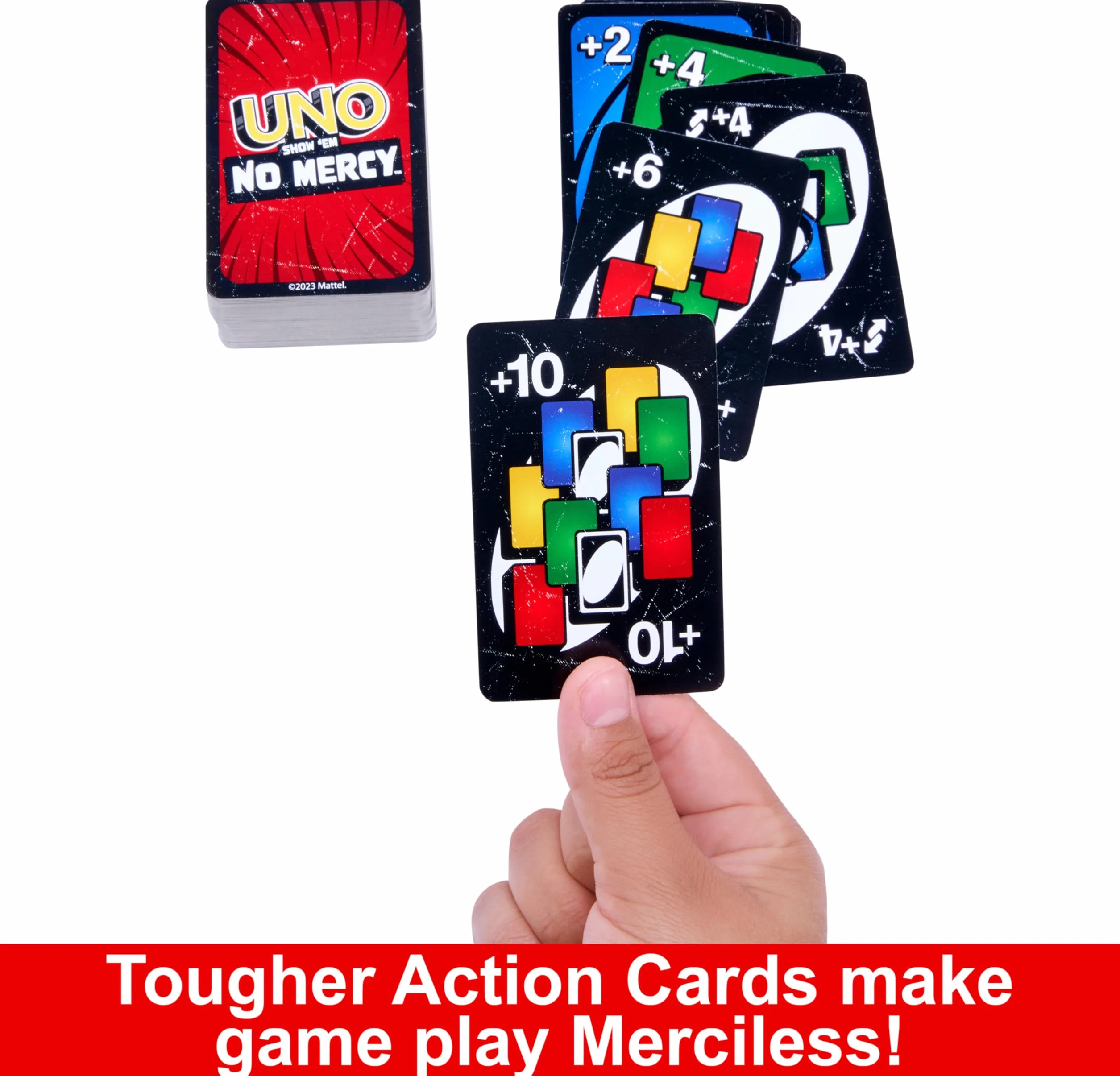 Mattel Games UNO Show 'em No Mercy metalowe pudełko