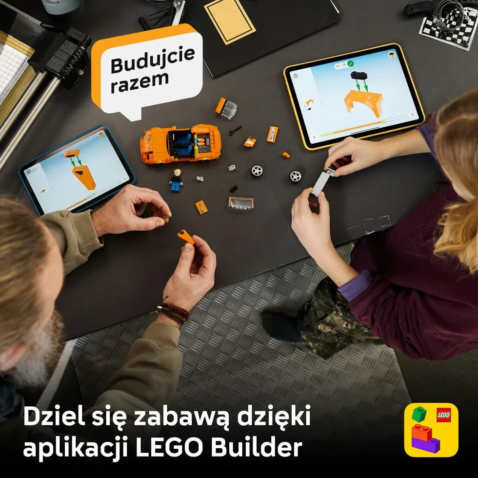 LEGO Speed Champions Szybcy i wściekli Toyota Supra MK4, zabawka konstrukcyjna dla chłopca lub dziewczynki, zestaw z zabawkowym samochodem sportowym, pomysł na prezent dla 10-latka 77260