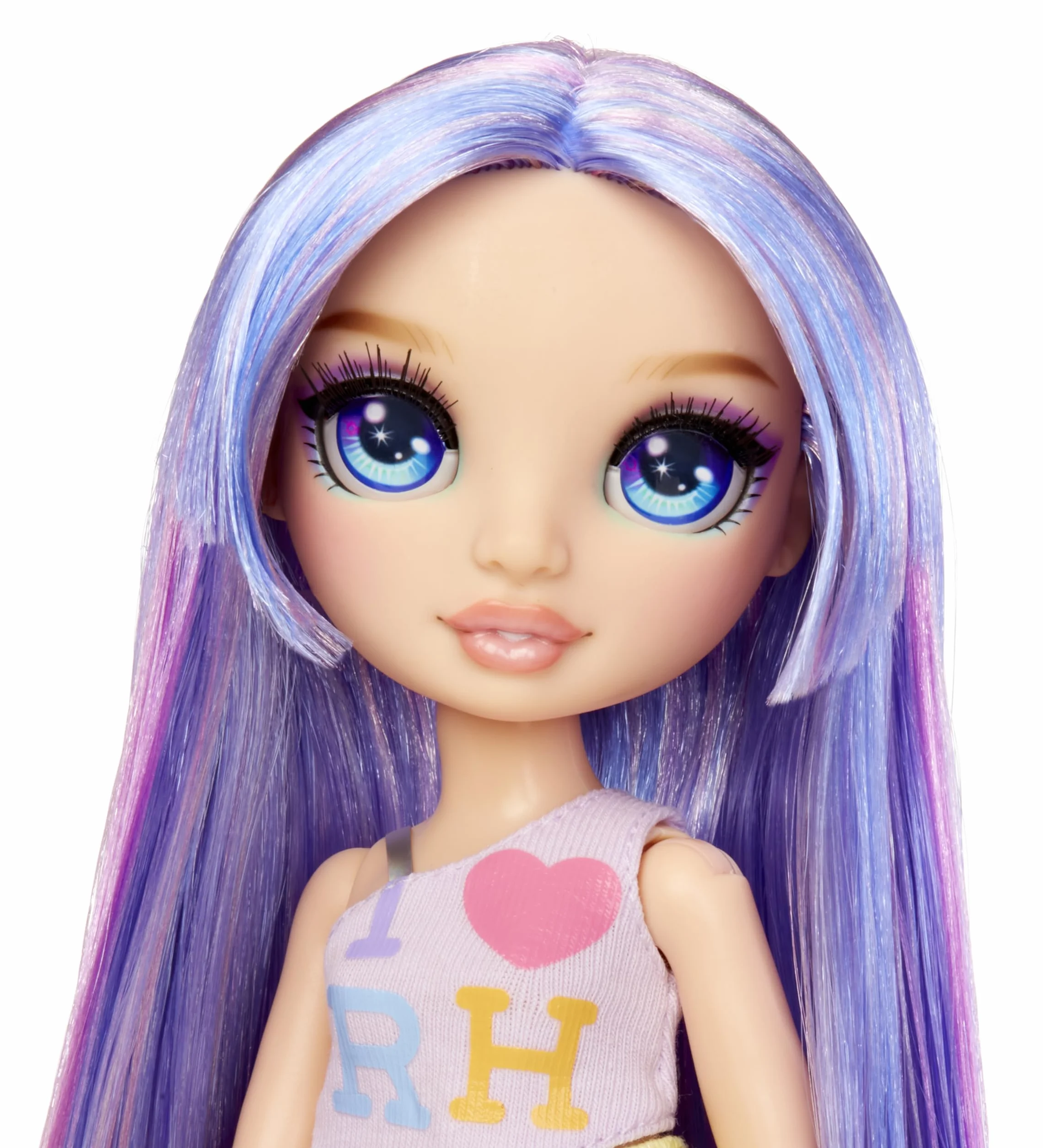 Rainbow High My Fashion Style Doll – Violet, 28 cm Fioletowa Modna Lalka z Wyrazistą Stylizacją i Modną Torebką. Do Zabawy, Pozowania i Kolekcjonowania. Dla Dzieci w Wieku od 4 do 12+ Lat