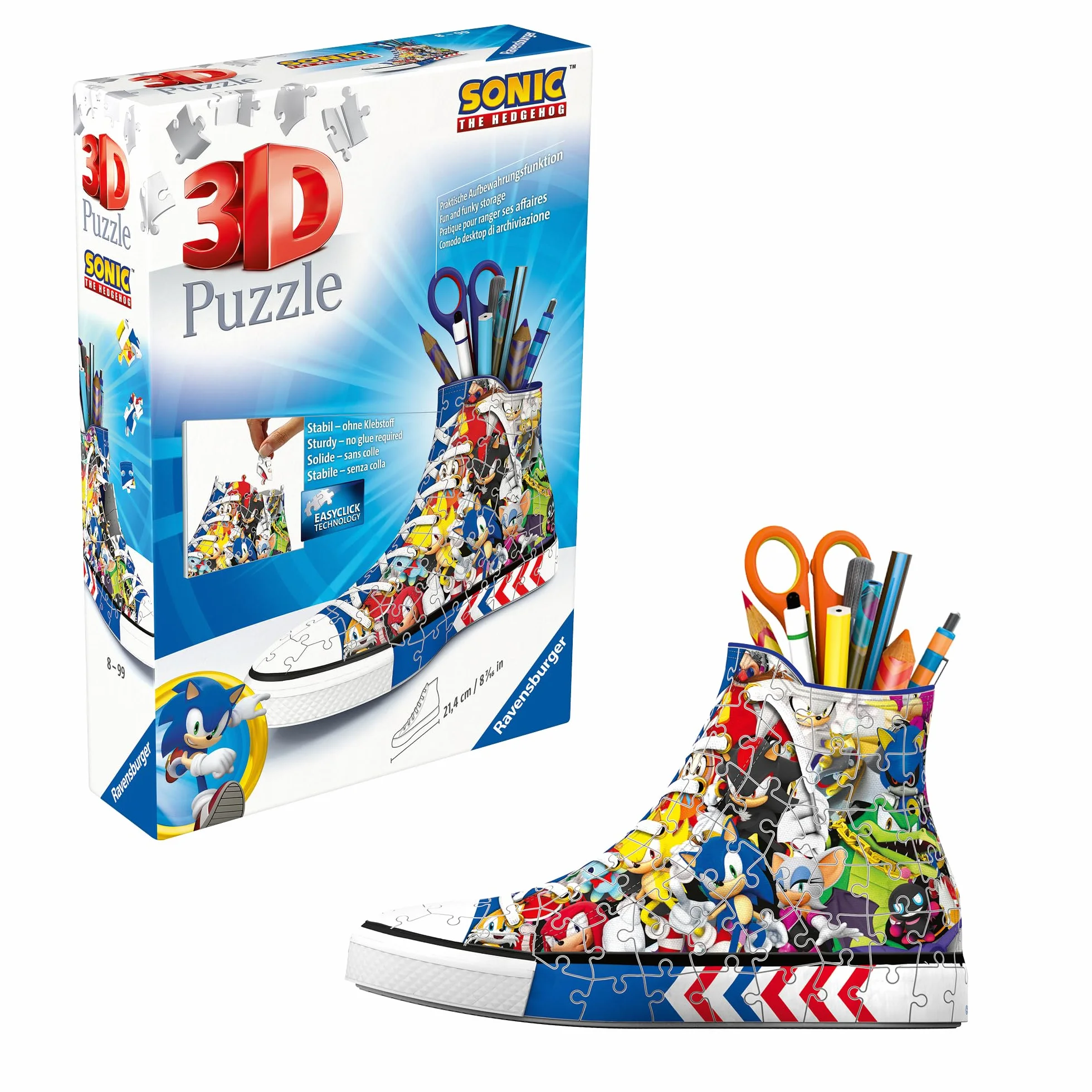 Ravensburger Puzzle 3D Trampek Sonic
