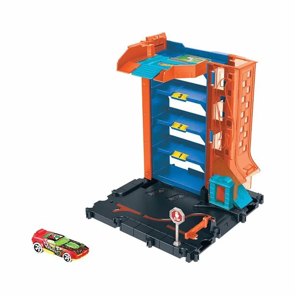 Hot Wheels City Rajdowy parking z samochodzikiem HDR28