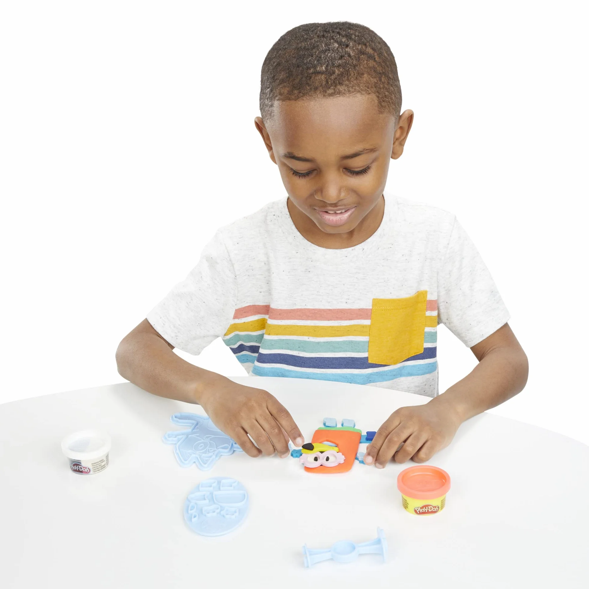 Play-Doh Przebrania Blue Zestaw do zabawy dla dzieci od 3 lat, 11 tub ciastoliny