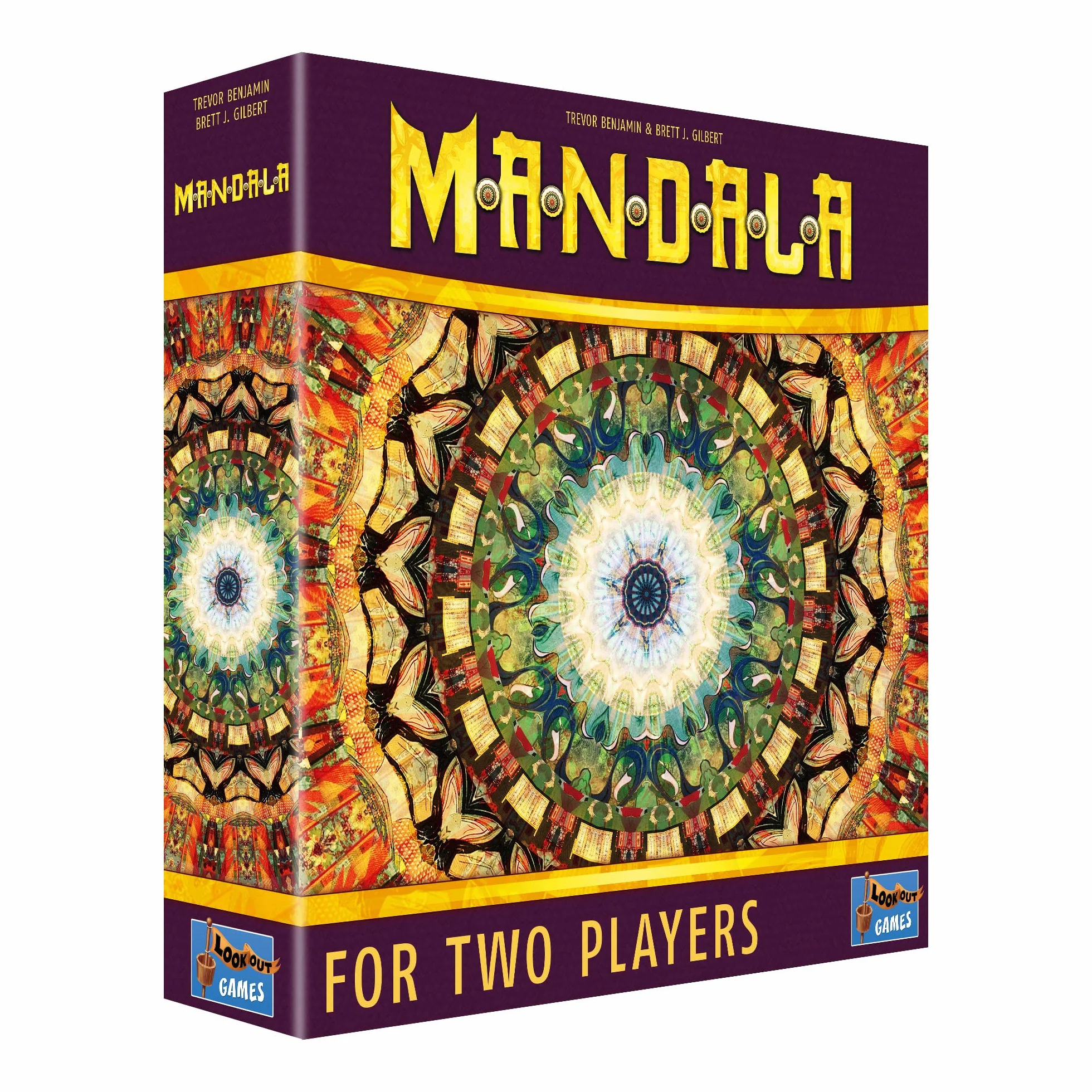 Lookout Spiele, Mandala, Board Game, 2 Players, Ages 10+, 30 to 60 Minute Playing Time