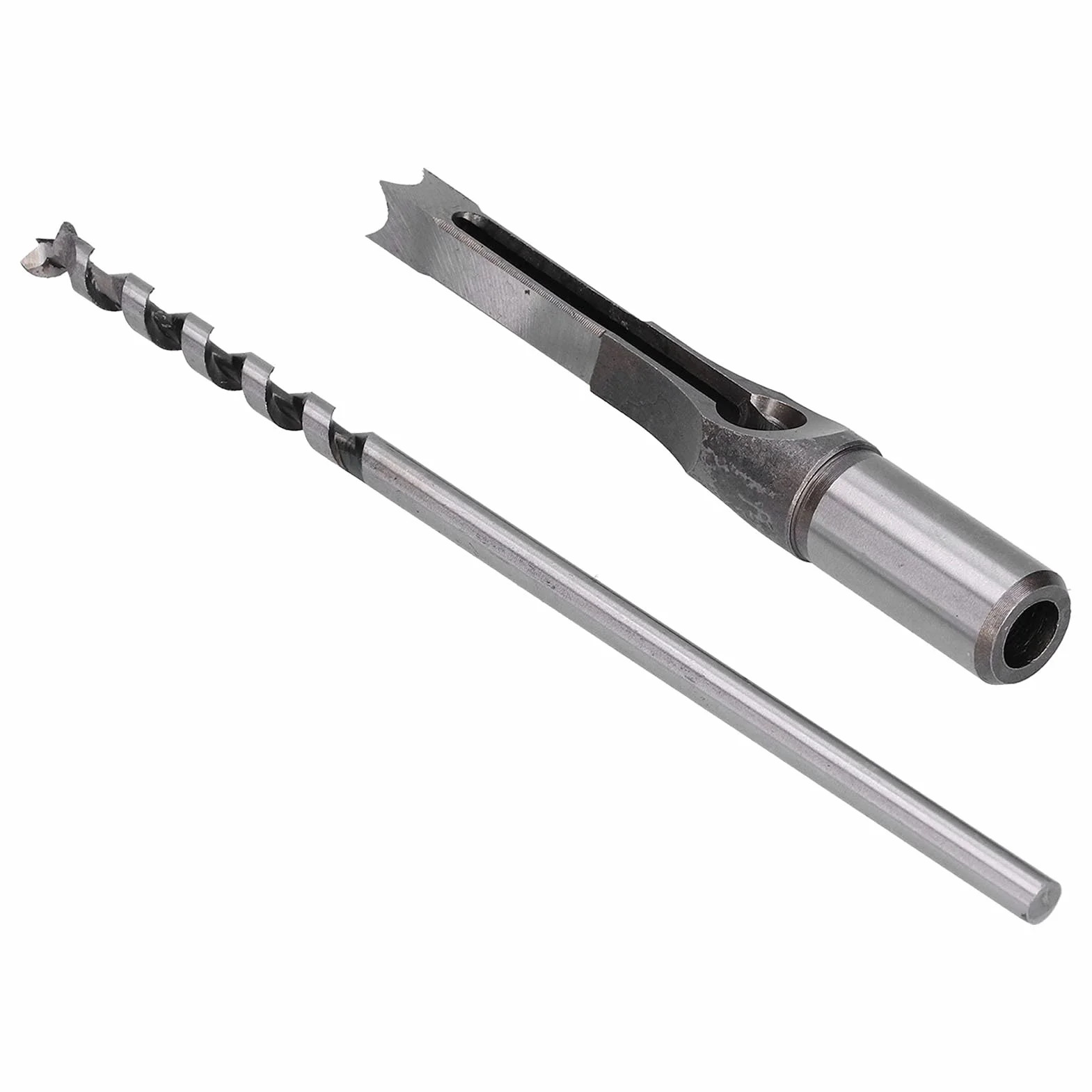 Frez do otworów, kwadratowy frez ze stali szybkotnącej i stabilne zestawy do drewna, trwała obróbka drewna, bity do drewna (16 mm)