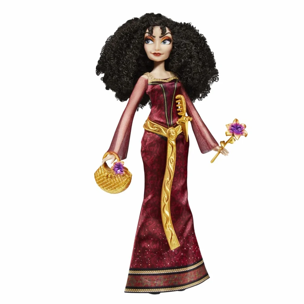 Hasbro Disney Princess Villains, muñeca Maniquí Madre Gothel, Accesorios y Traje Desmontable, Juguete Villano, a Partir de 5 Años F4997 Multicolor