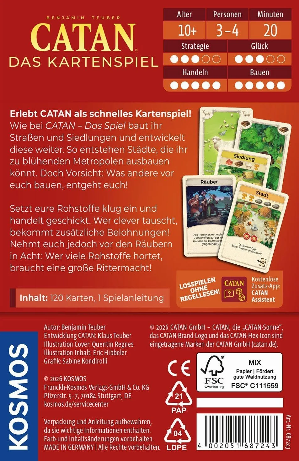 CATAN Das Kartenspiel