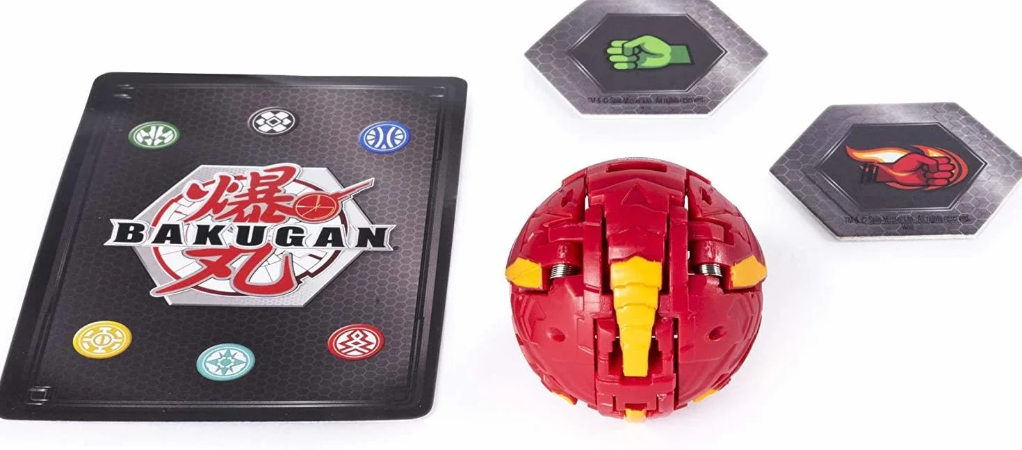 BAKUGAN, Baku-Storage walizka do przechowywania stworzeń kolekcjonerskich od 6 lat (w zestawie znajduje się Dragonoid (czerwony)
