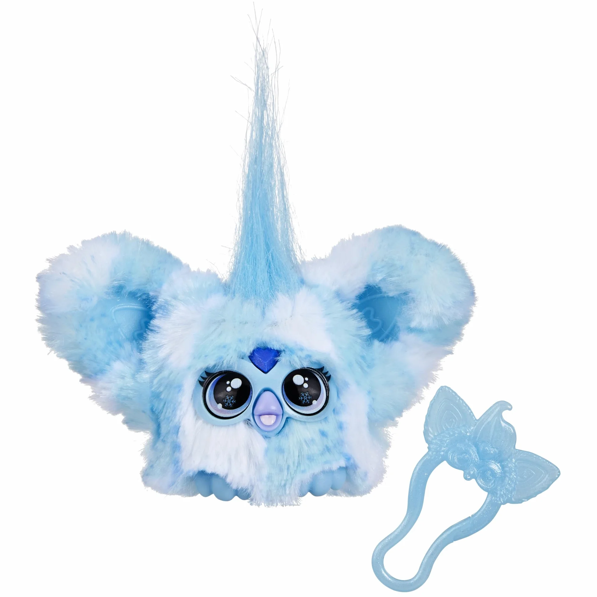 Furby Furblets SNO-Way Holiday Edition Mini Friend, ponad 45 dźwięków, świąteczna muzyka, gadanie tylko meble, elektroniczne pluszowe zabawki dla dziewcząt i chłopców, interaktywne zwierzaki,