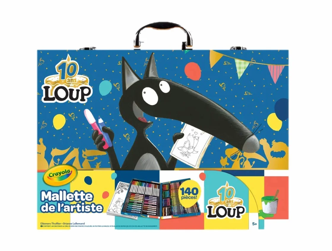 CRAYOLA - Walizka artystyczna Le Loup – 256450.004