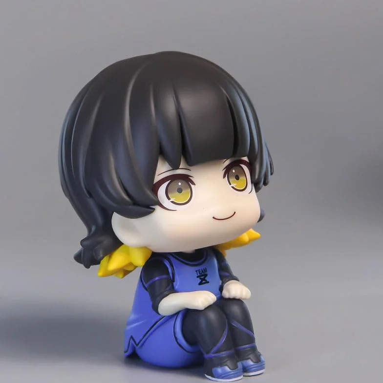 Niebieskie figurki z zamkiem, Isagi Yoichi figurka anime statuetki PCW Bachira Meguru Anime figurka akcji 10 cm