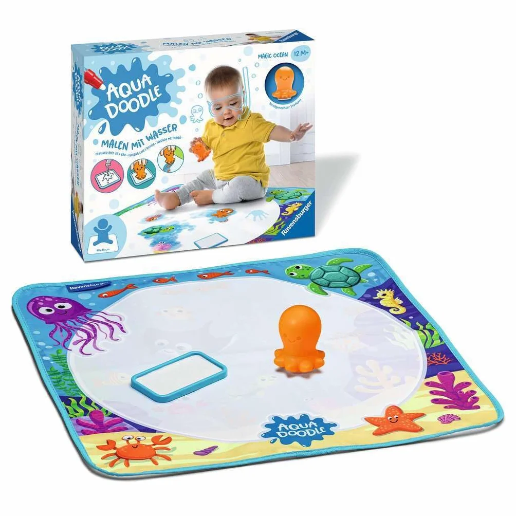 Ravensburger Aquadoodle Magic Ocean Zabawka, Żółty, Od 1 roku