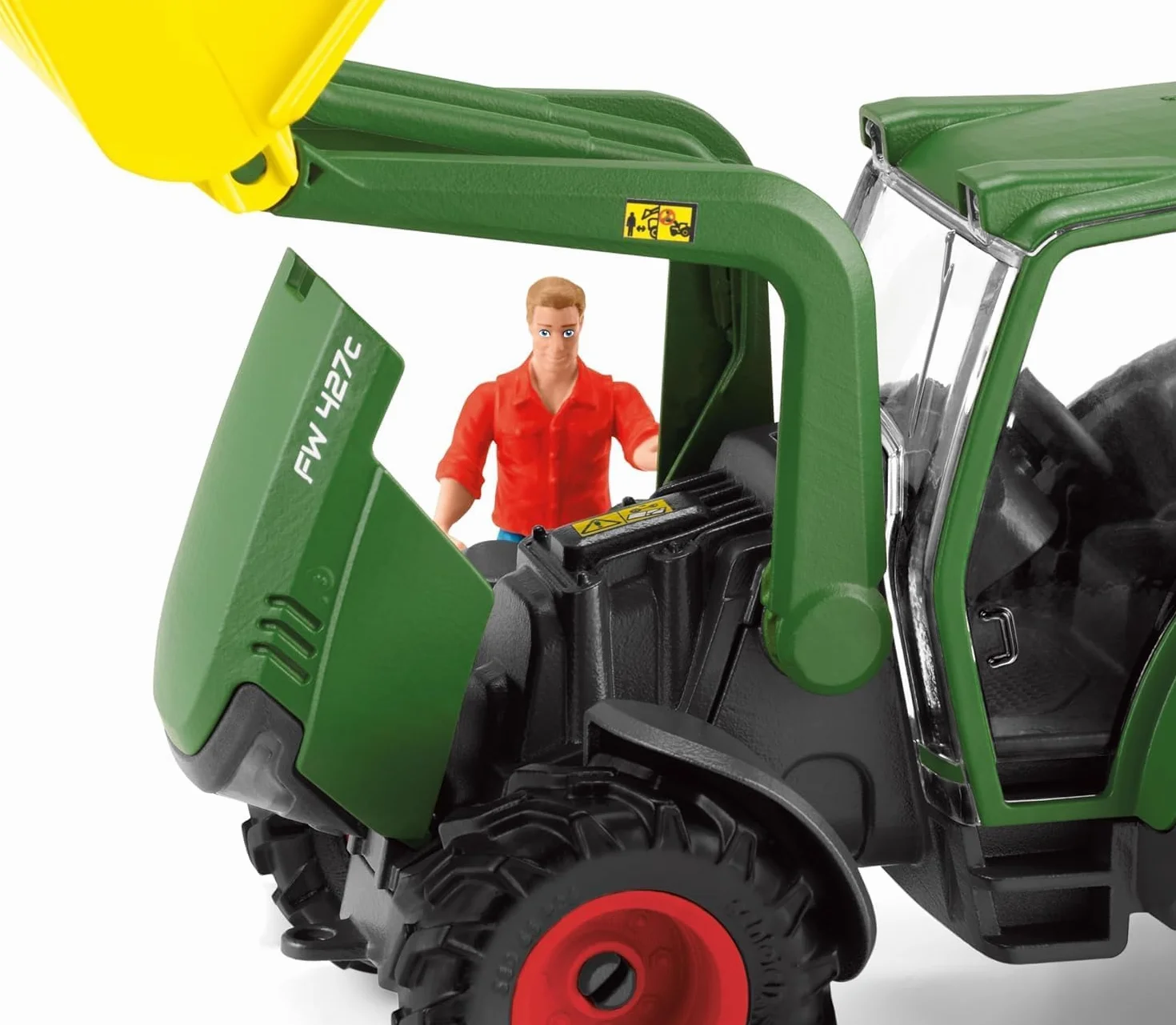 schleich 42608 Traktor z przyczepą, od 3 lat, FARM WORLD - Zestaw do zabawy, 50 kawałki