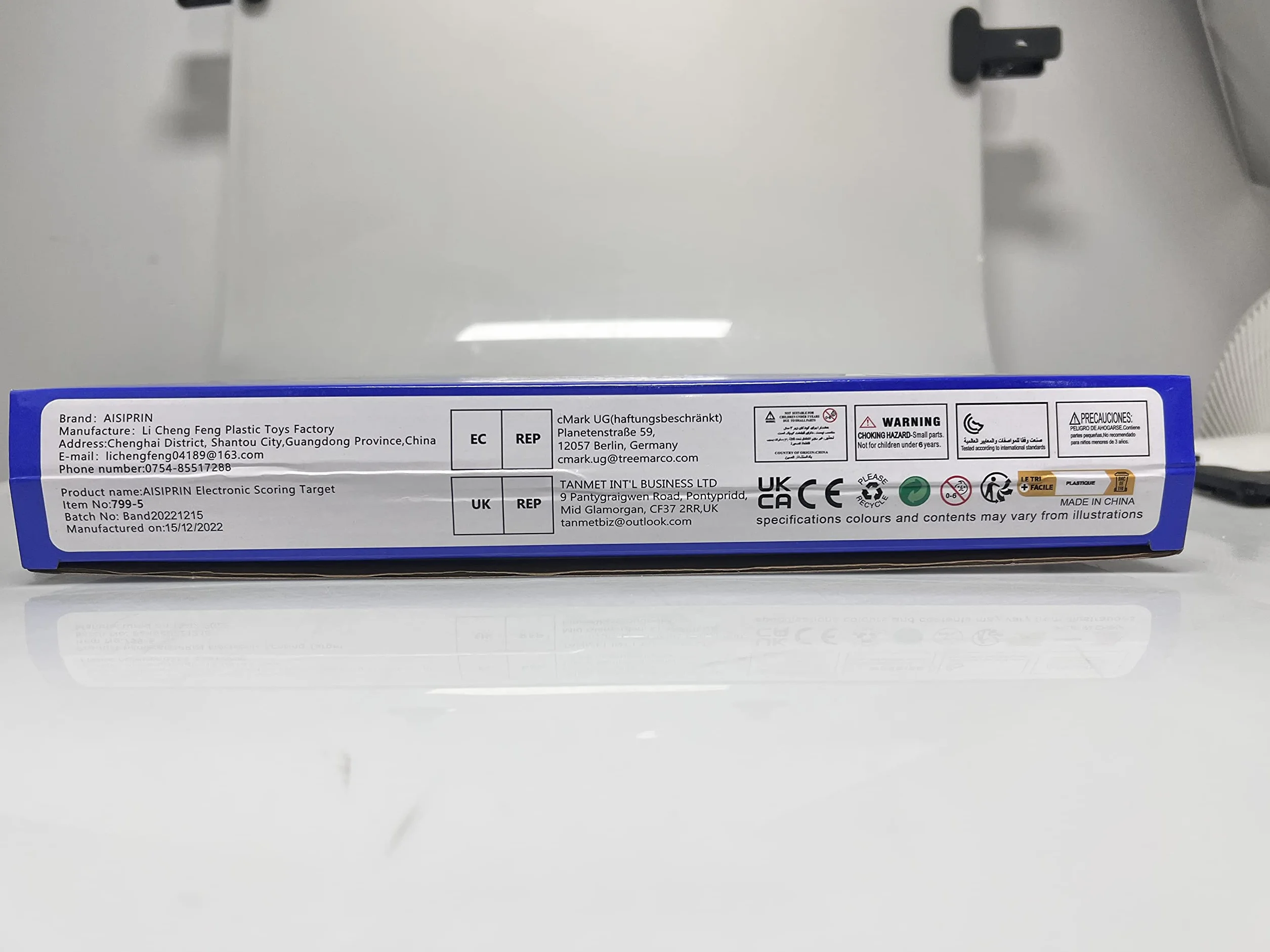 AISIPRIN Cyfrowa elektroniczna tarcza do darta do pistoletów Nerf