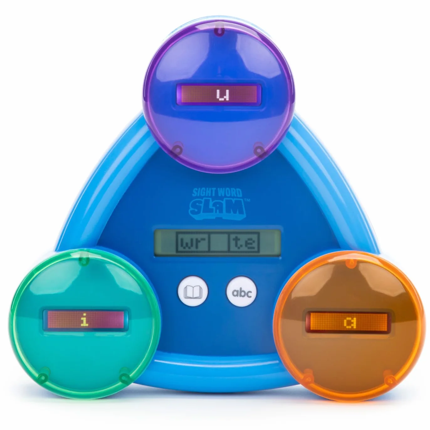 Learning Resources Sight Word Slam, wiek 5+, nauka ponad 185 wizualnych w języku angielskim, 2 tryby, elektroniczna gra słowna dla 1 gracza, gry fonetyczne, wielokolorowe, EI-8434