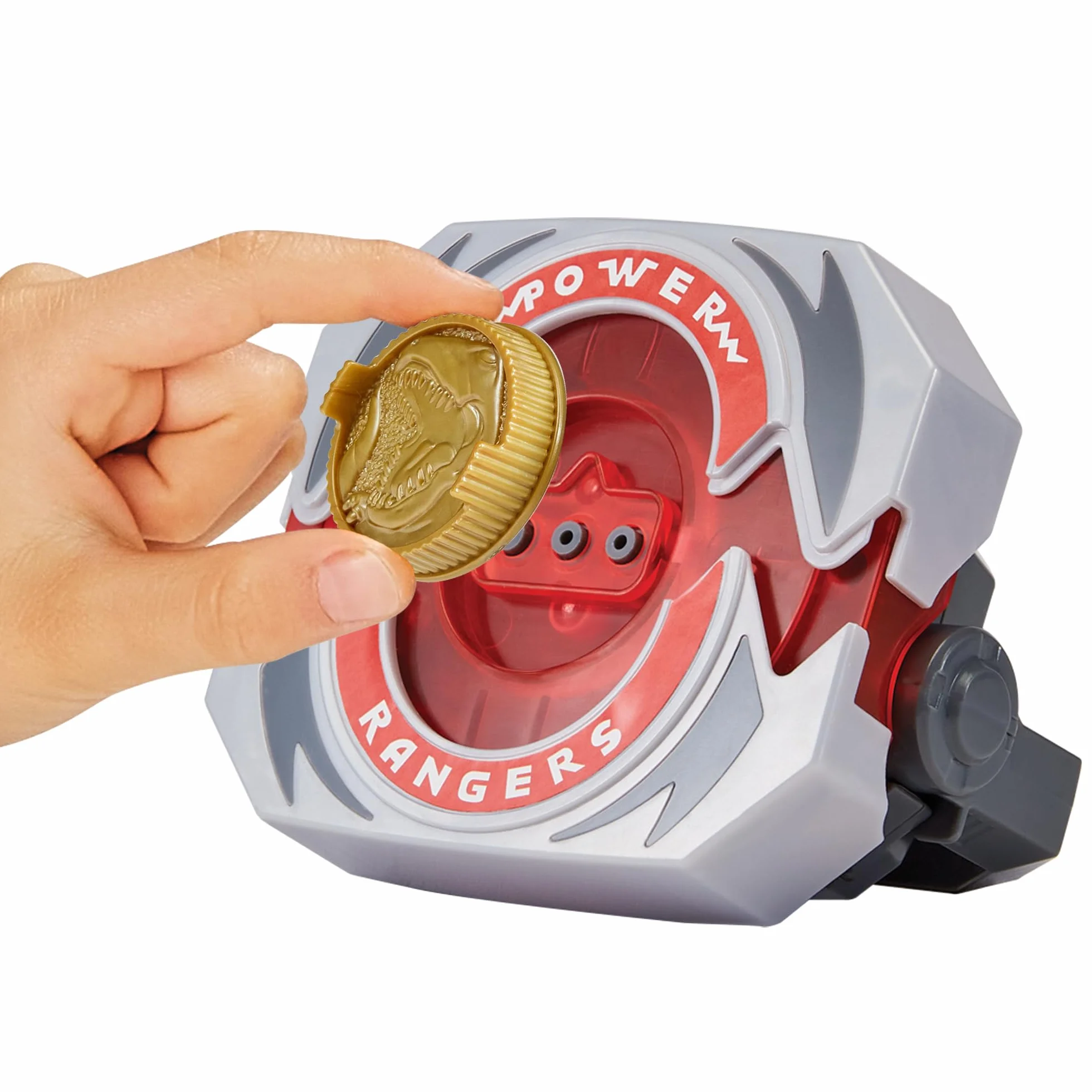 Power Rangers, Elektroniczny Power Morpher, funkcje dźwięku i oświetlenia, akcesoria w zestawie, dla dzieci od 4 lat, PWG02