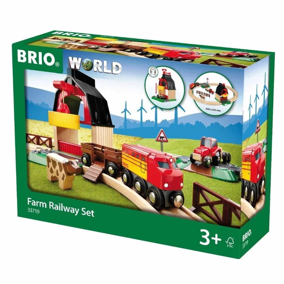 Brio 63371900 Farma (63371900) Bezpieczna Zabawka Dla Dzieci Powyżej 3 Lat